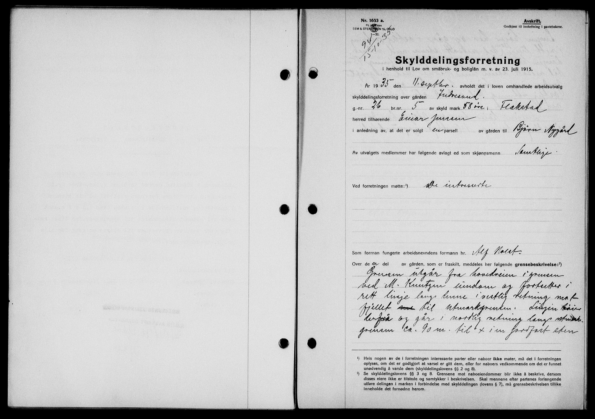 Lofoten sorenskriveri, AV/SAT-A-0017/1/2/2C/L0032b: Mortgage book no. 32b, 1935-1935, Deed date: 15.10.1935