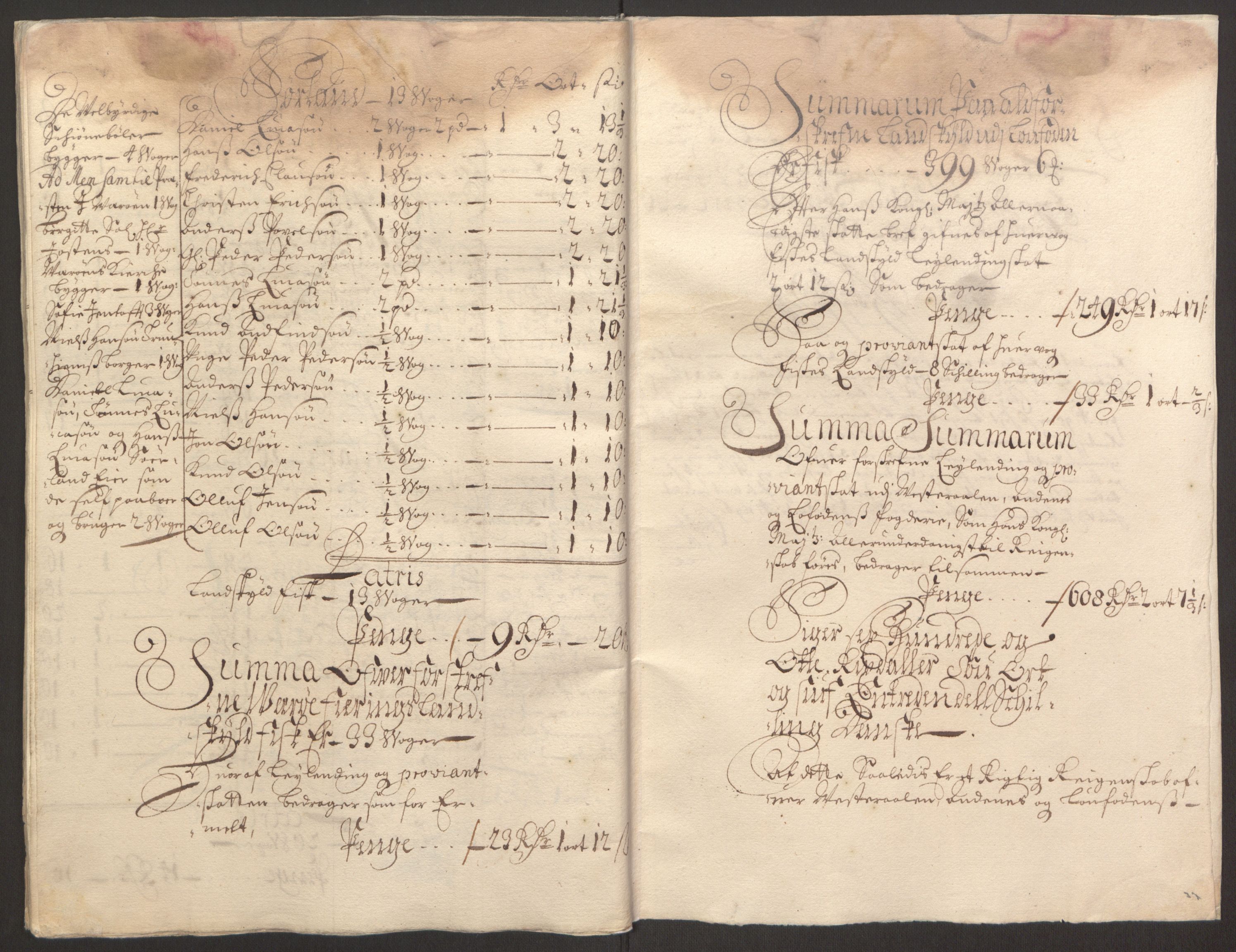 Rentekammeret inntil 1814, Reviderte regnskaper, Fogderegnskap, AV/RA-EA-4092/R67/L4677: Fogderegnskap Vesterålen, Andenes og Lofoten, 1694-1695, p. 216