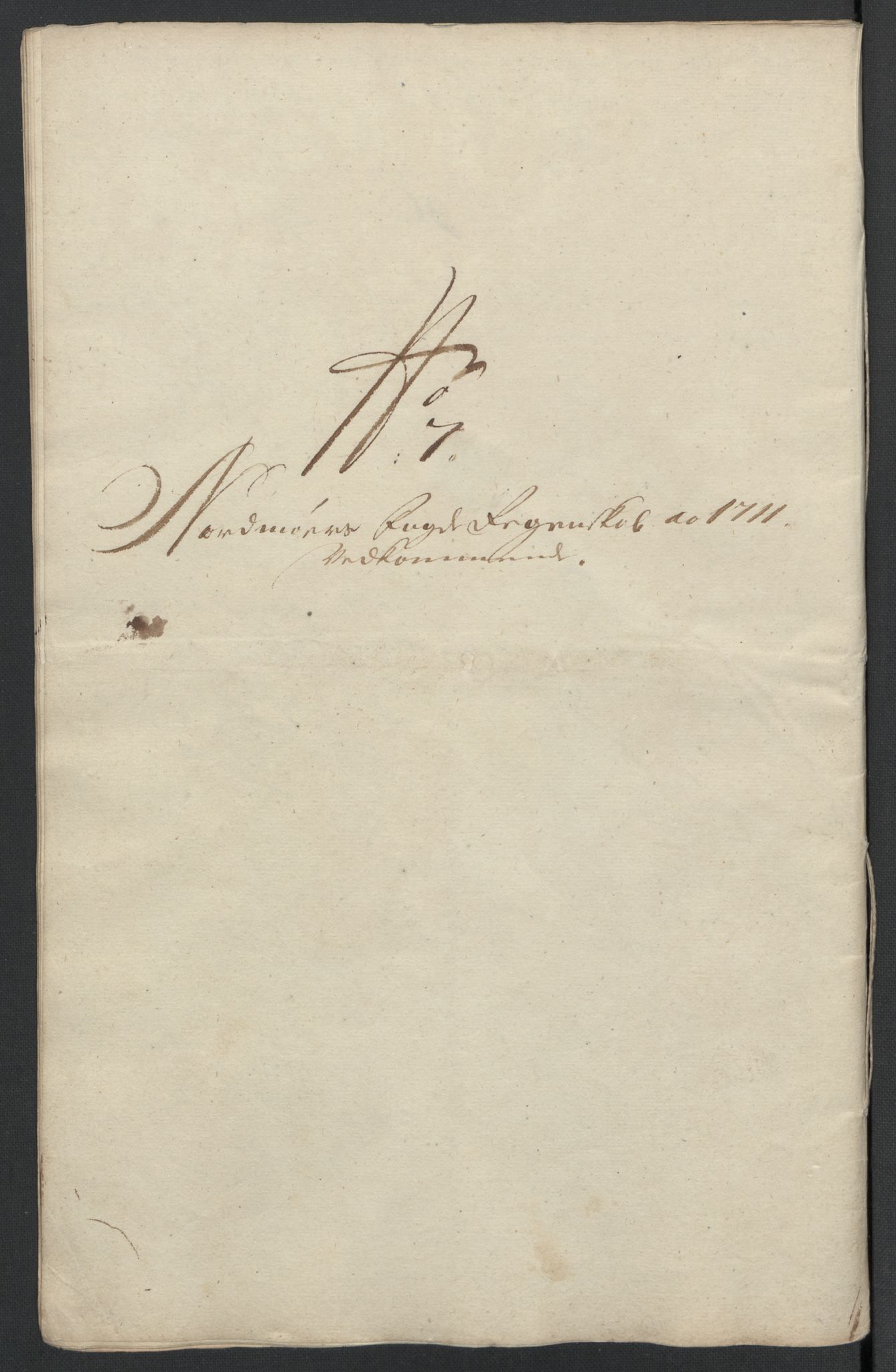 Rentekammeret inntil 1814, Reviderte regnskaper, Fogderegnskap, AV/RA-EA-4092/R56/L3745: Fogderegnskap Nordmøre, 1711, p. 199