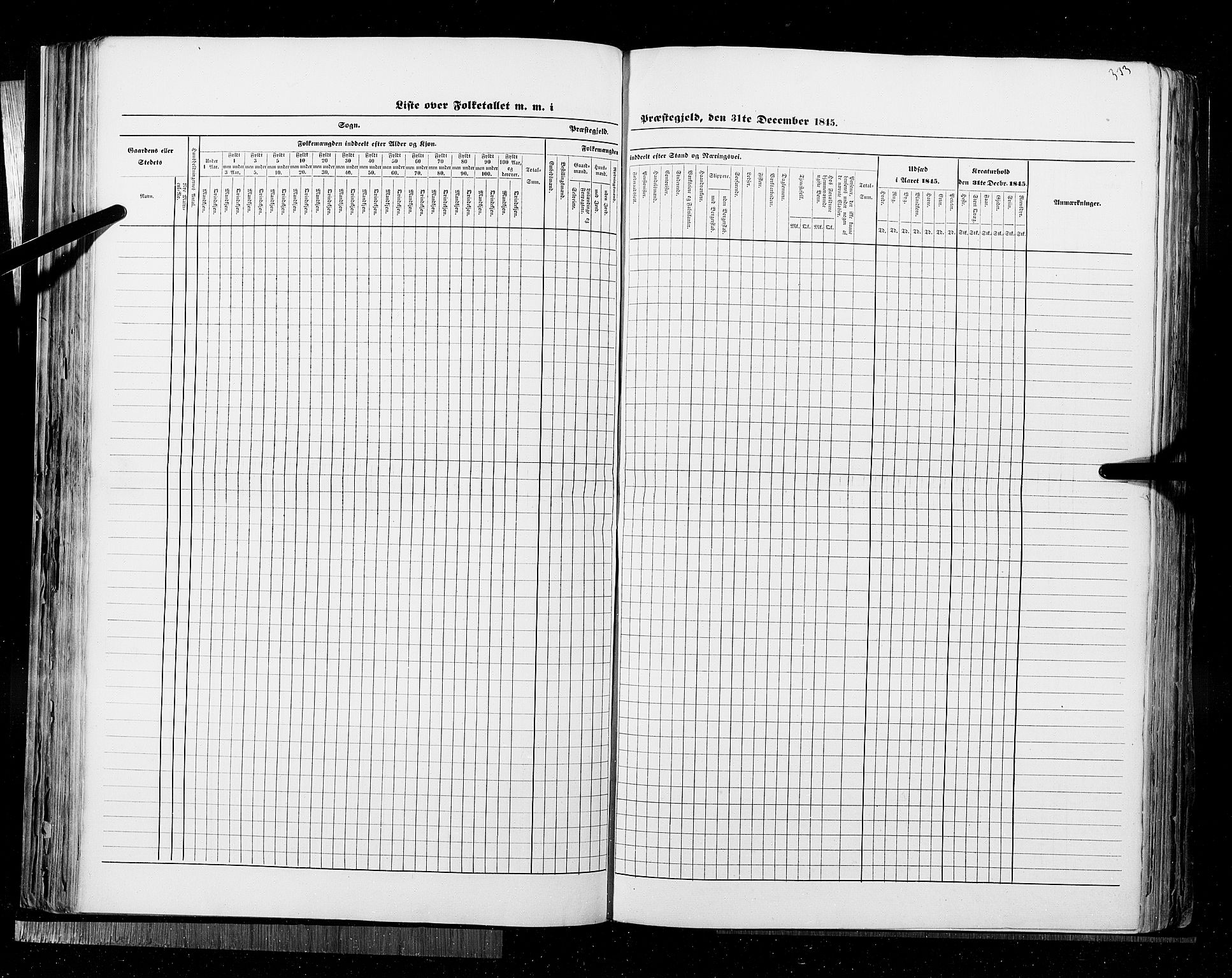 RA, Census 1845, vol. 9B: Nordland amt, 1845, p. 333