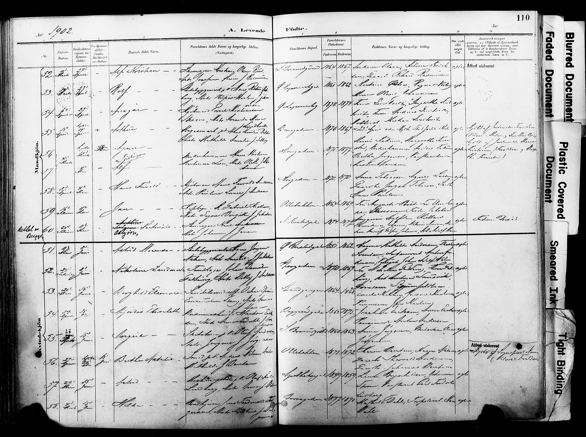 Horten kirkebøker, AV/SAKO-A-348/F/Fa/L0005: Parish register (official) no. 5, 1896-1904, p. 110