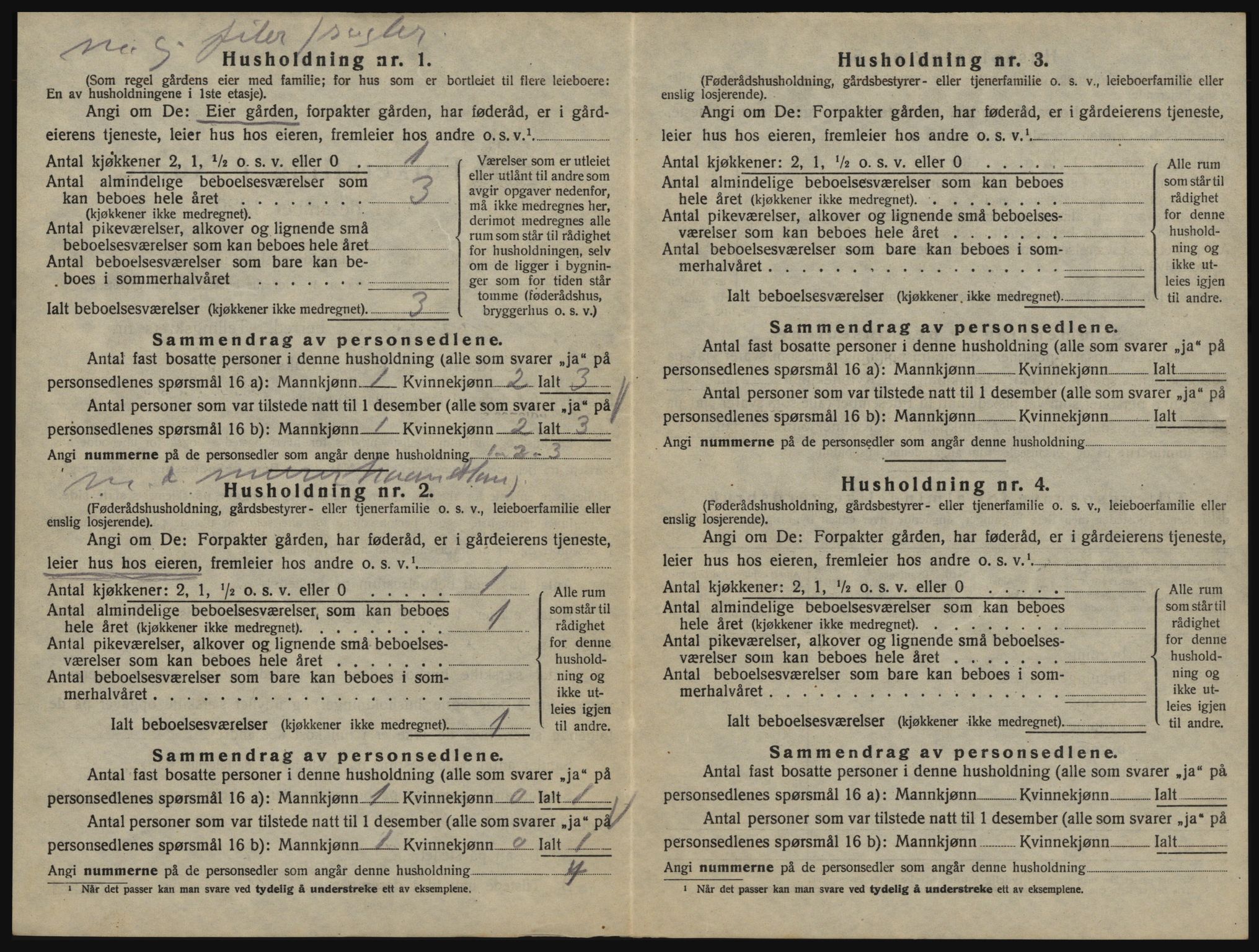 SAO, 1920 census for Glemmen, 1920, p. 2506