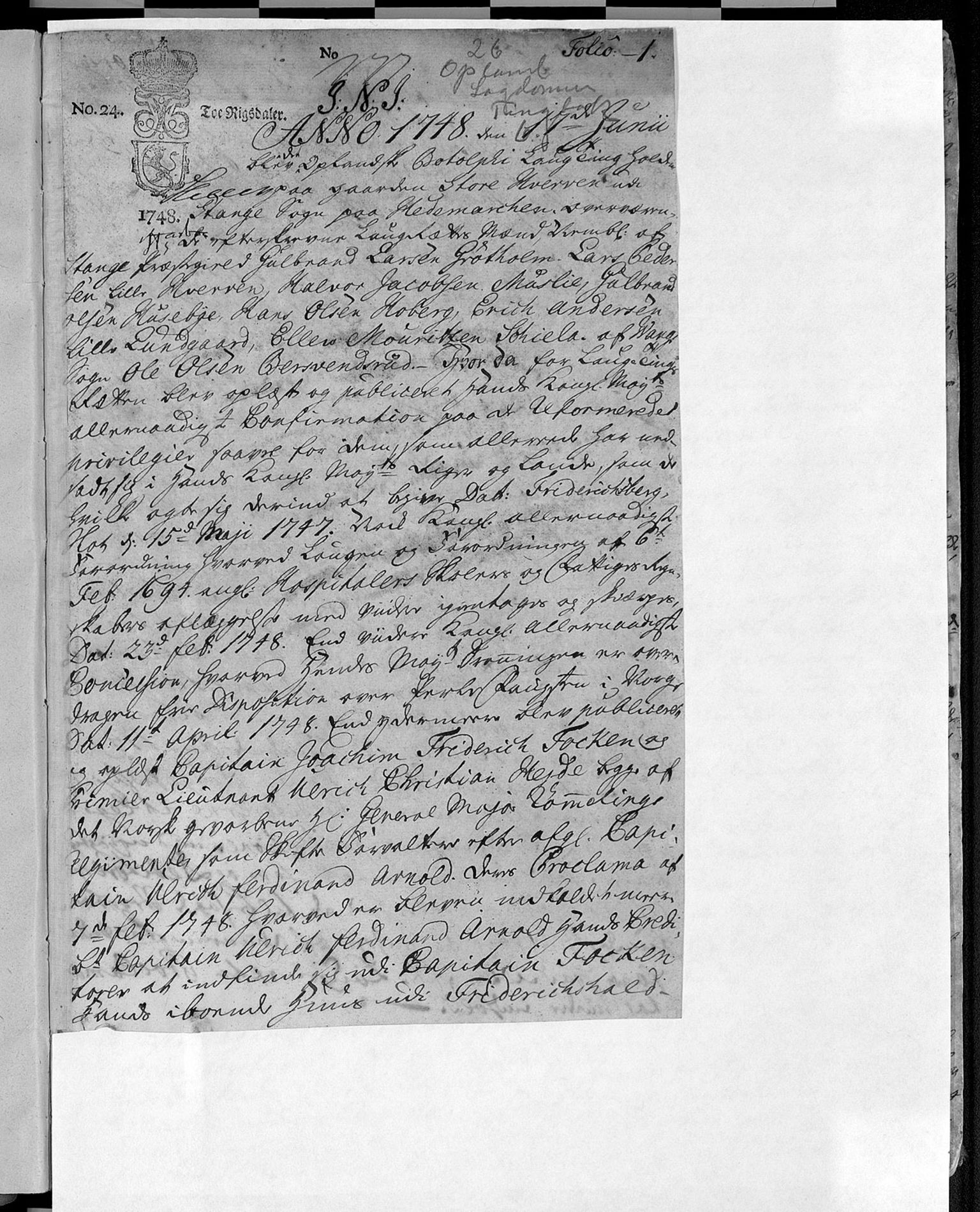 Oplandenes lagstol, SAH/LAGSTOL-001/G/Gb/L0006: Tingbok, 1748-1752