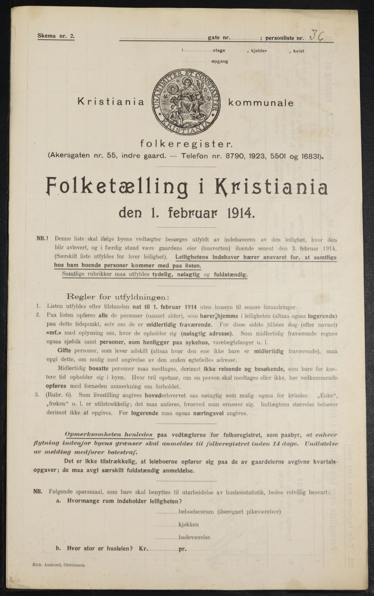 OBA, Municipal Census 1914 for Kristiania, 1914, p. 64802