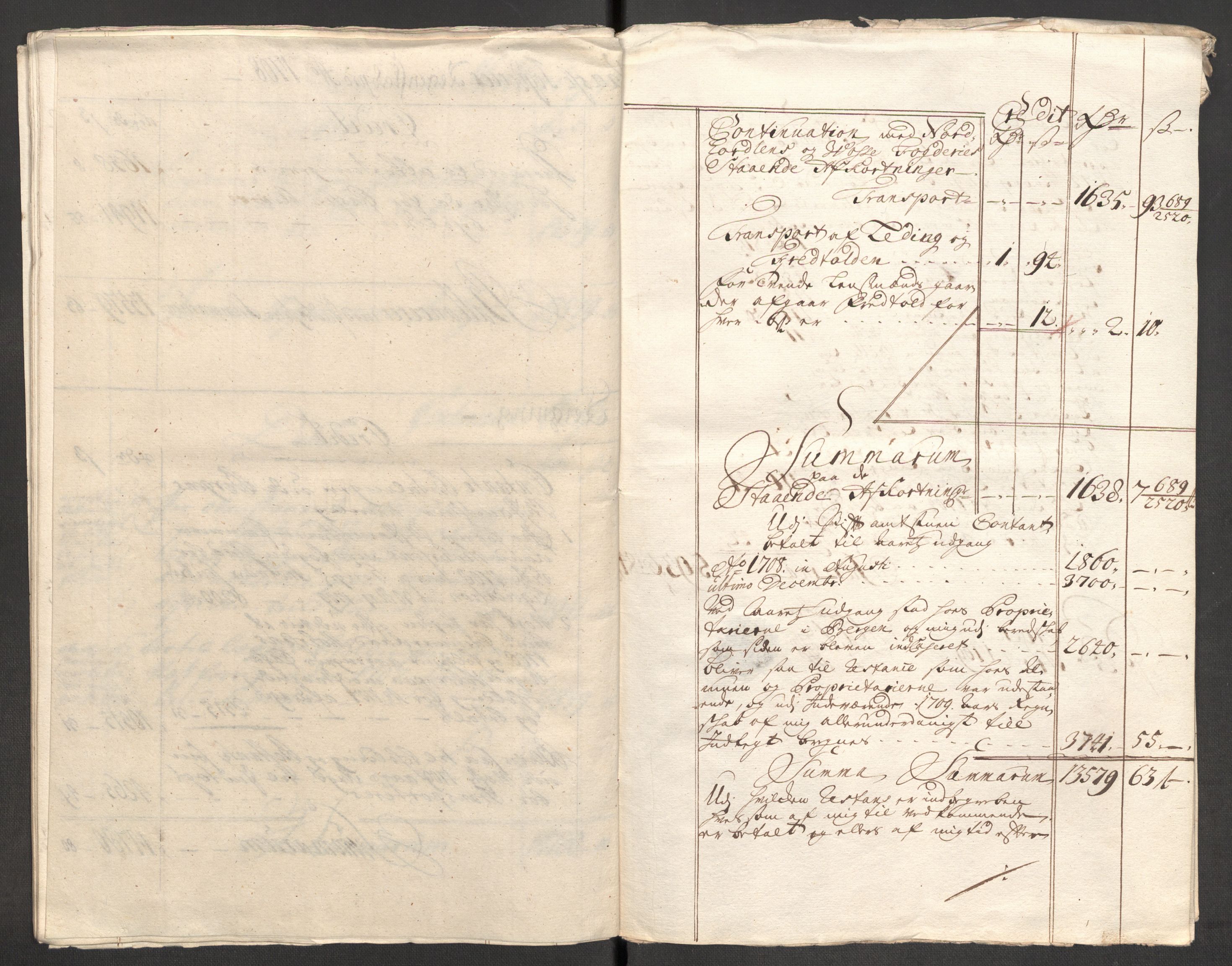 Rentekammeret inntil 1814, Reviderte regnskaper, Fogderegnskap, AV/RA-EA-4092/R51/L3189: Fogderegnskap Nordhordland og Voss, 1708, p. 23
