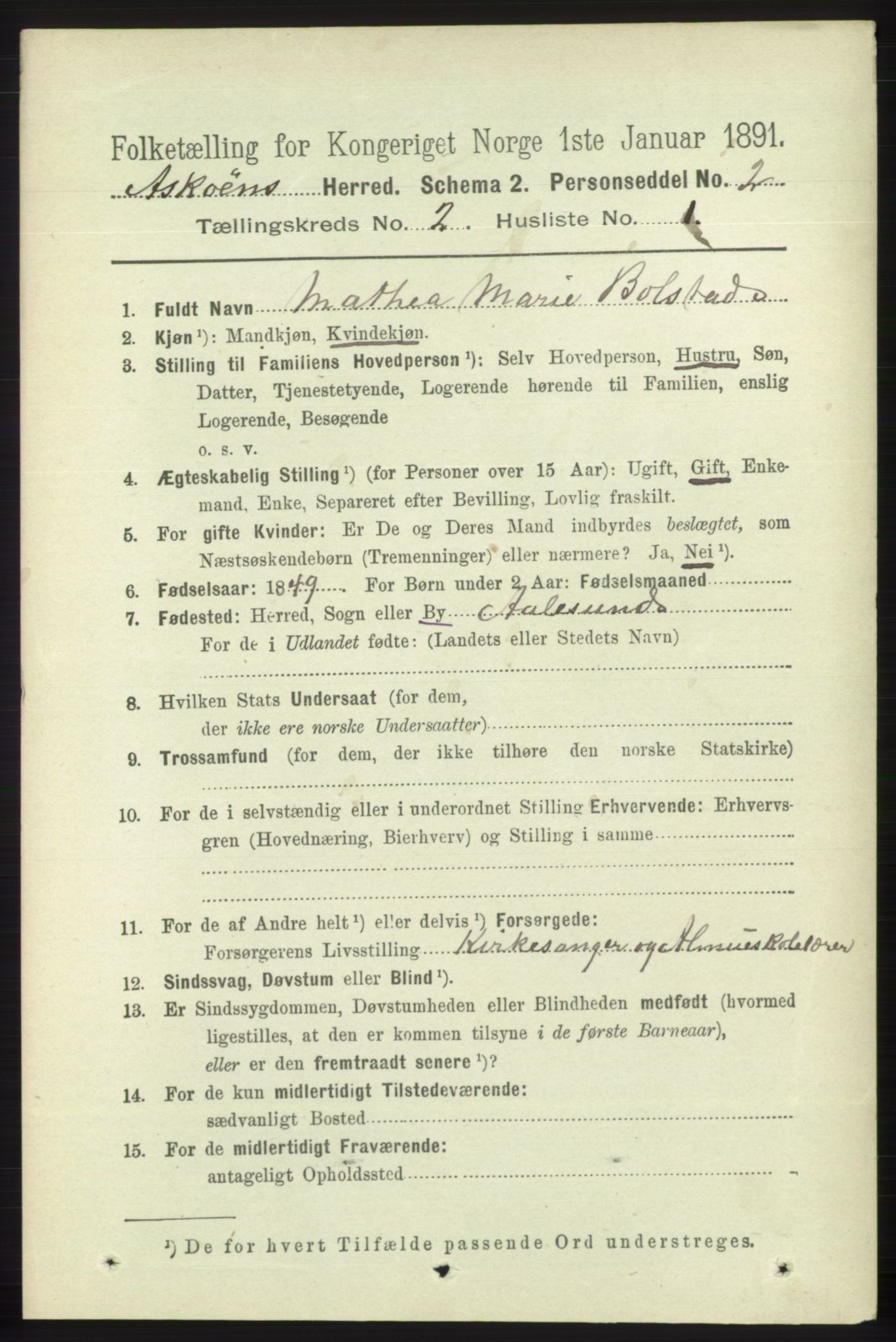 RA, 1891 census for 1247 Askøy, 1891, p. 1083