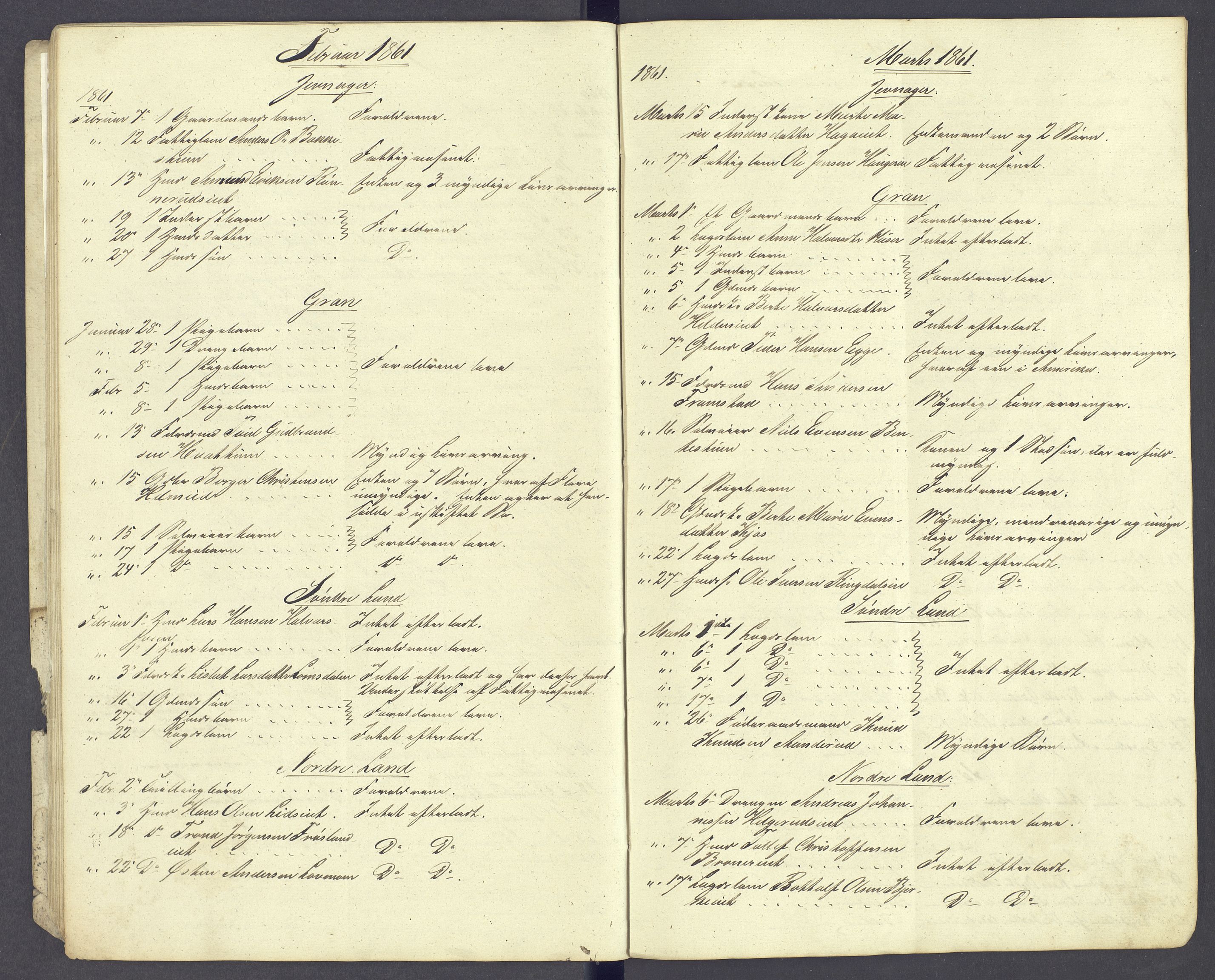 Hadeland og Land tingrett, AV/SAH-TING-010/J/Jg/L0003: Dødsfallsprotokoll, 1858-1863