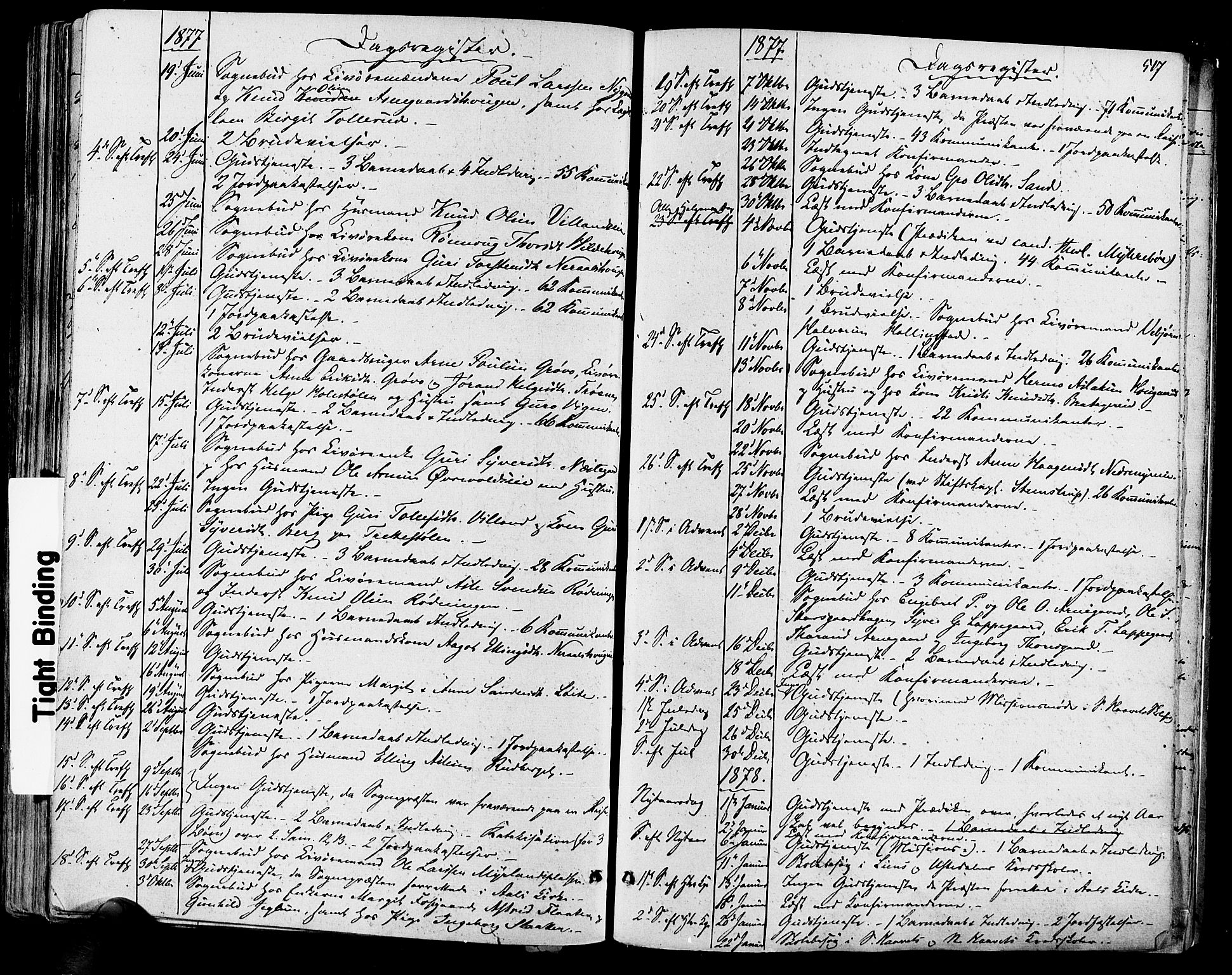 Hol kirkebøker, SAKO/A-227/F/Fa/L0002: Parish register (official) no. I 2, 1870-1886, p. 517