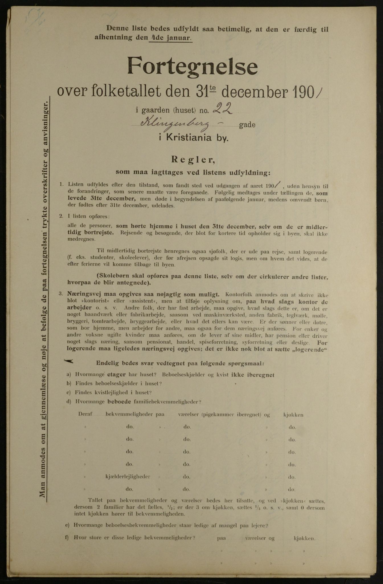 OBA, Municipal Census 1901 for Kristiania, 1901, p. 8046