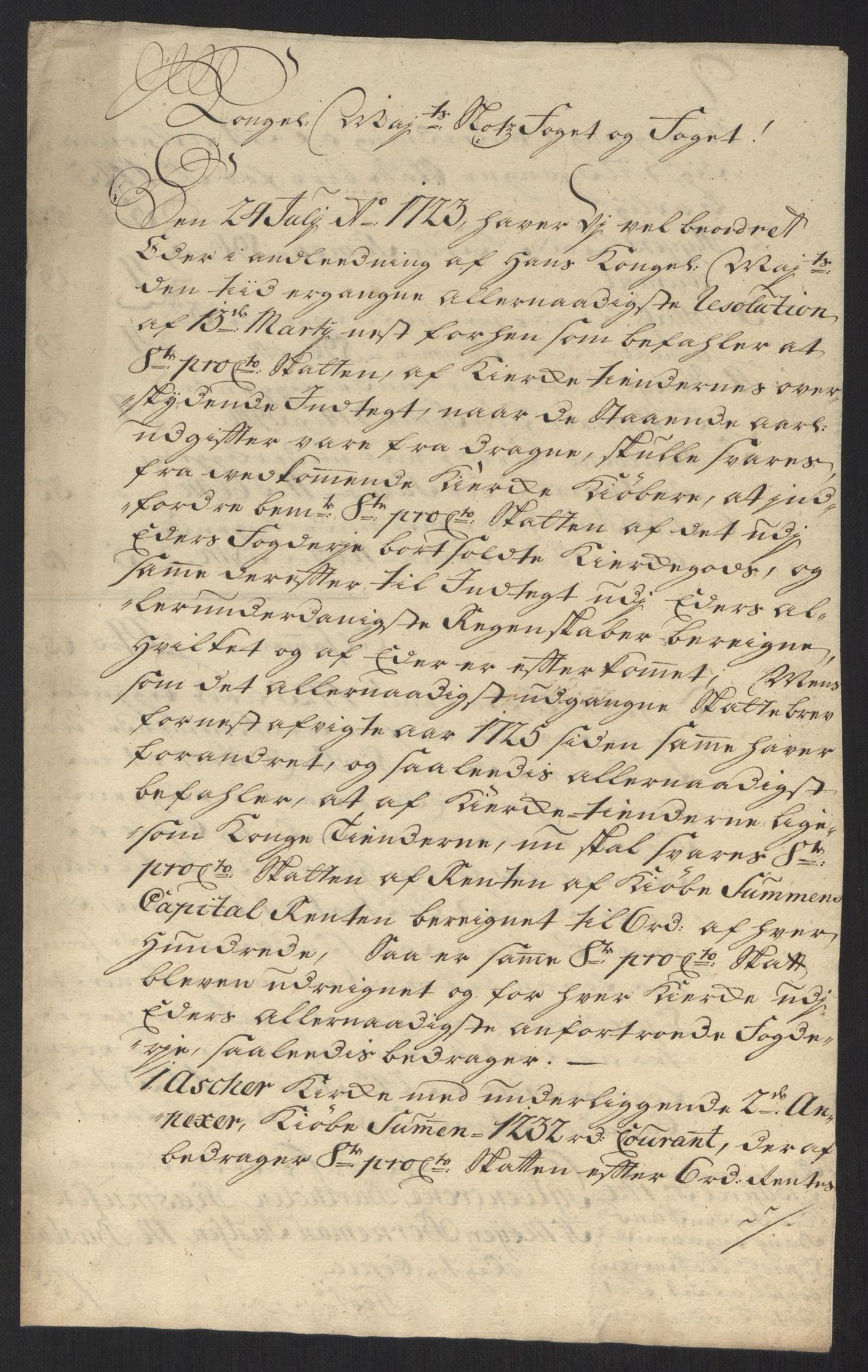 Rentekammeret inntil 1814, Reviderte regnskaper, Fogderegnskap, RA/EA-4092/R10/L0474: Fogderegnskap Aker og Follo, 1735, p. 77