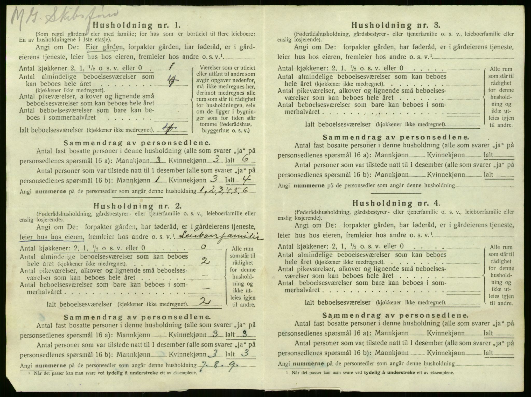 SAKO, 1920 census for Nøtterøy, 1920, p. 1064