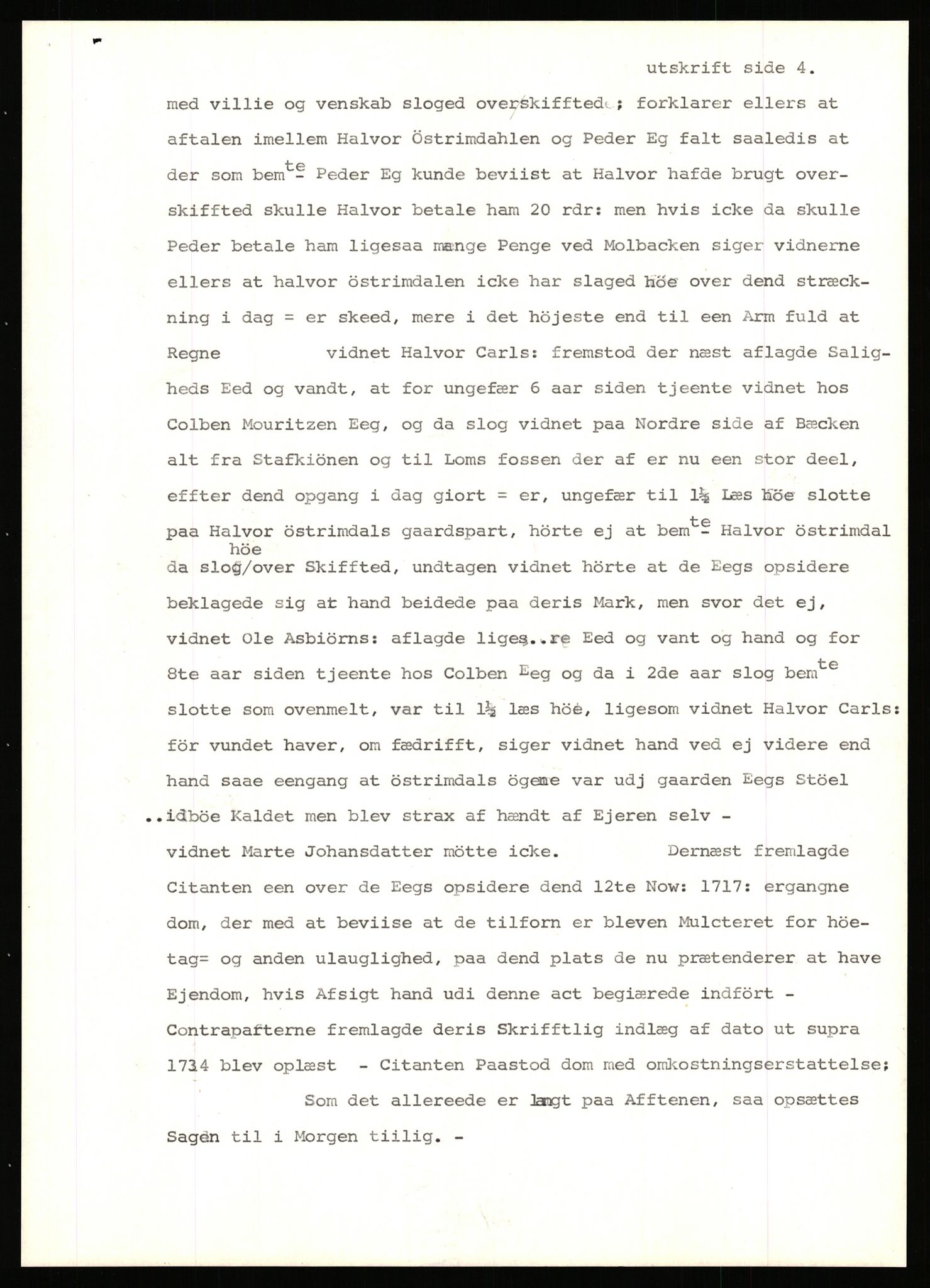 Statsarkivet i Stavanger, AV/SAST-A-101971/03/Y/Yj/L0005: Avskrifter sortert etter gårdsnavn: Austreim - Avinskei, 1750-1930, p. 391