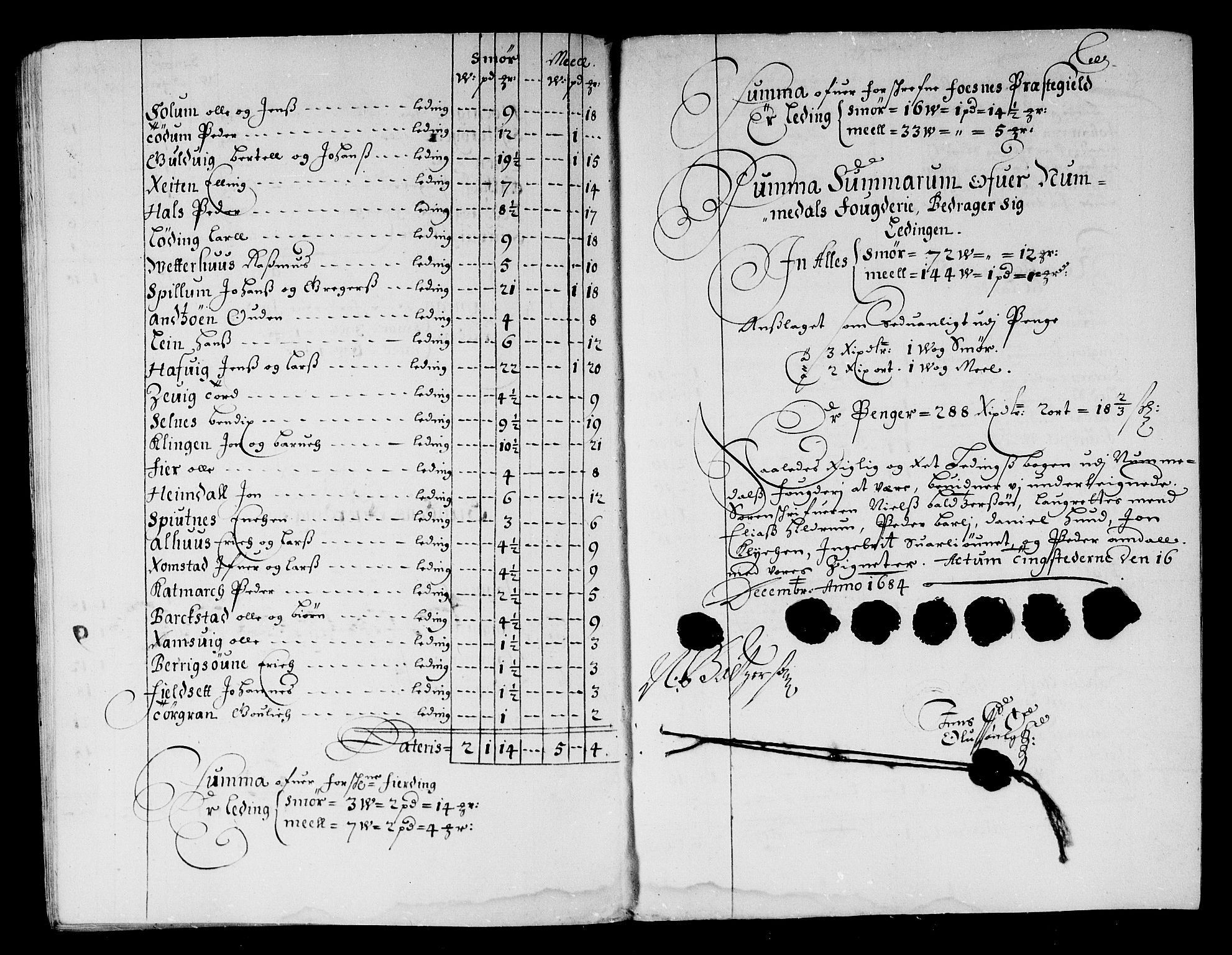 Rentekammeret inntil 1814, Reviderte regnskaper, Stiftamtstueregnskaper, Trondheim stiftamt og Nordland amt, AV/RA-EA-6044/R/Rg/L0076: Trondheim stiftamt og Nordland amt, 1684