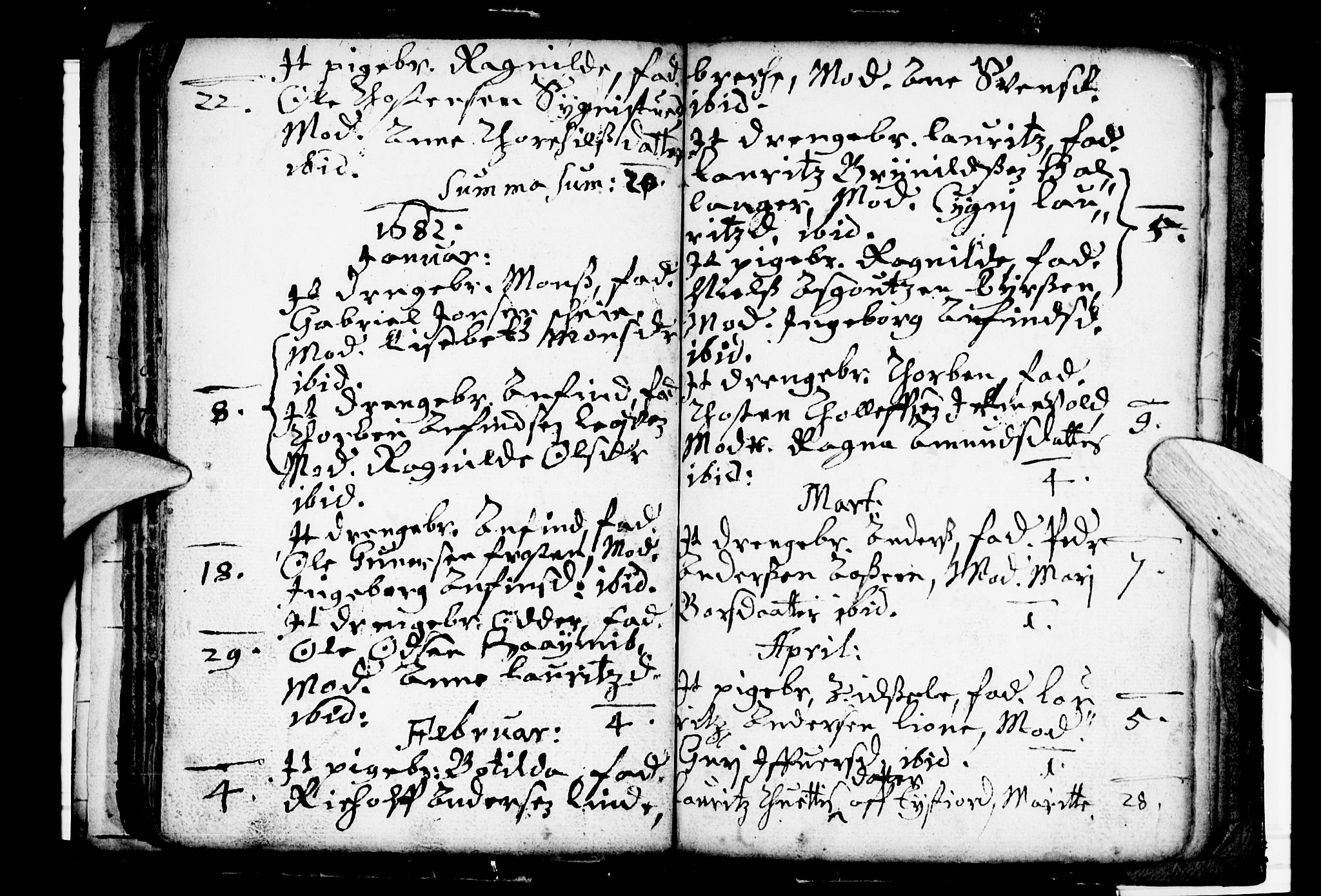 Ulvik sokneprestembete, SAB/A-78801/H/Haa: Parish register (official) no. A 1, 1664-1685, p. 20