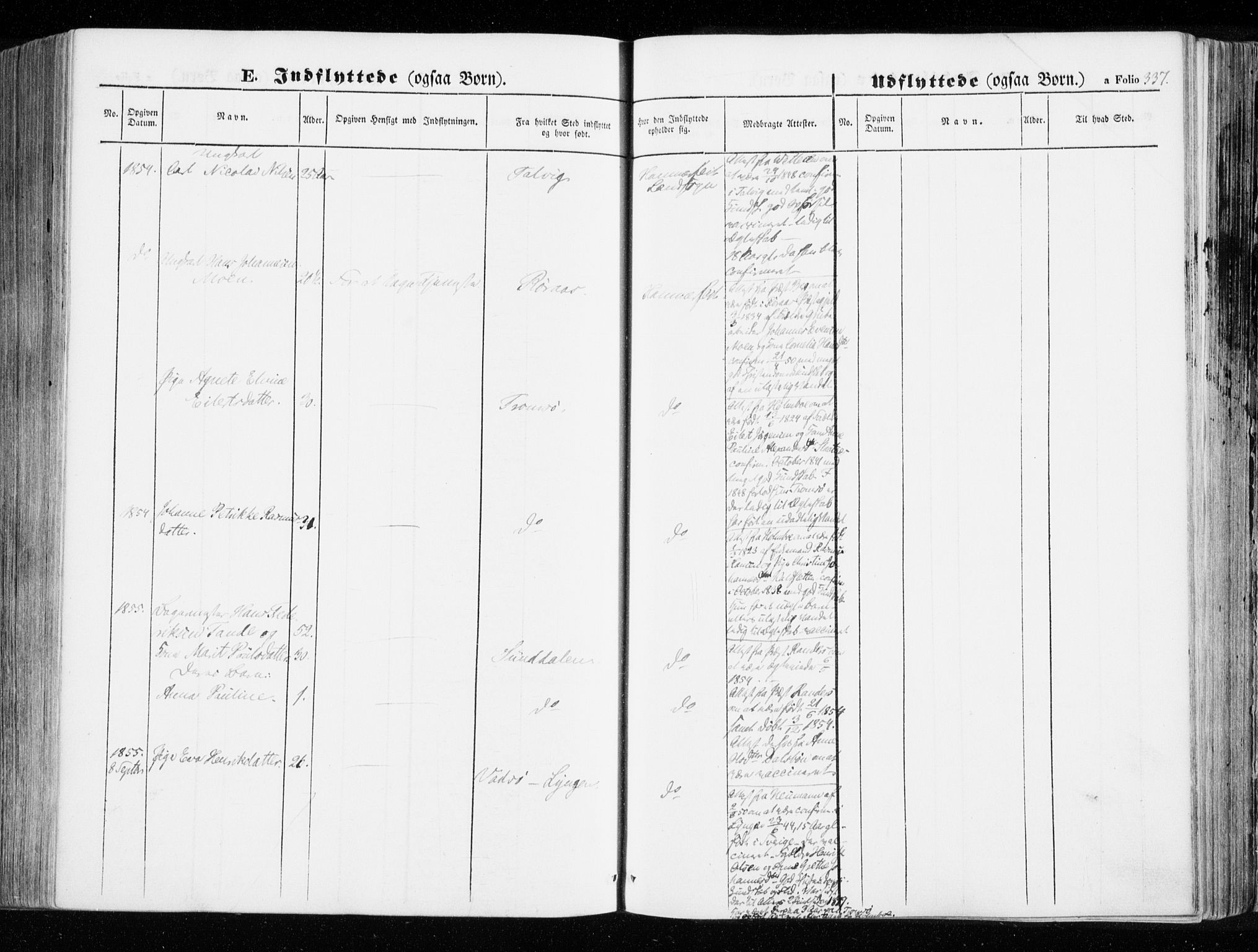 Hammerfest sokneprestkontor, SATØ/S-1347/H/Ha/L0004.kirke: Parish register (official) no. 4, 1843-1856, p. 337
