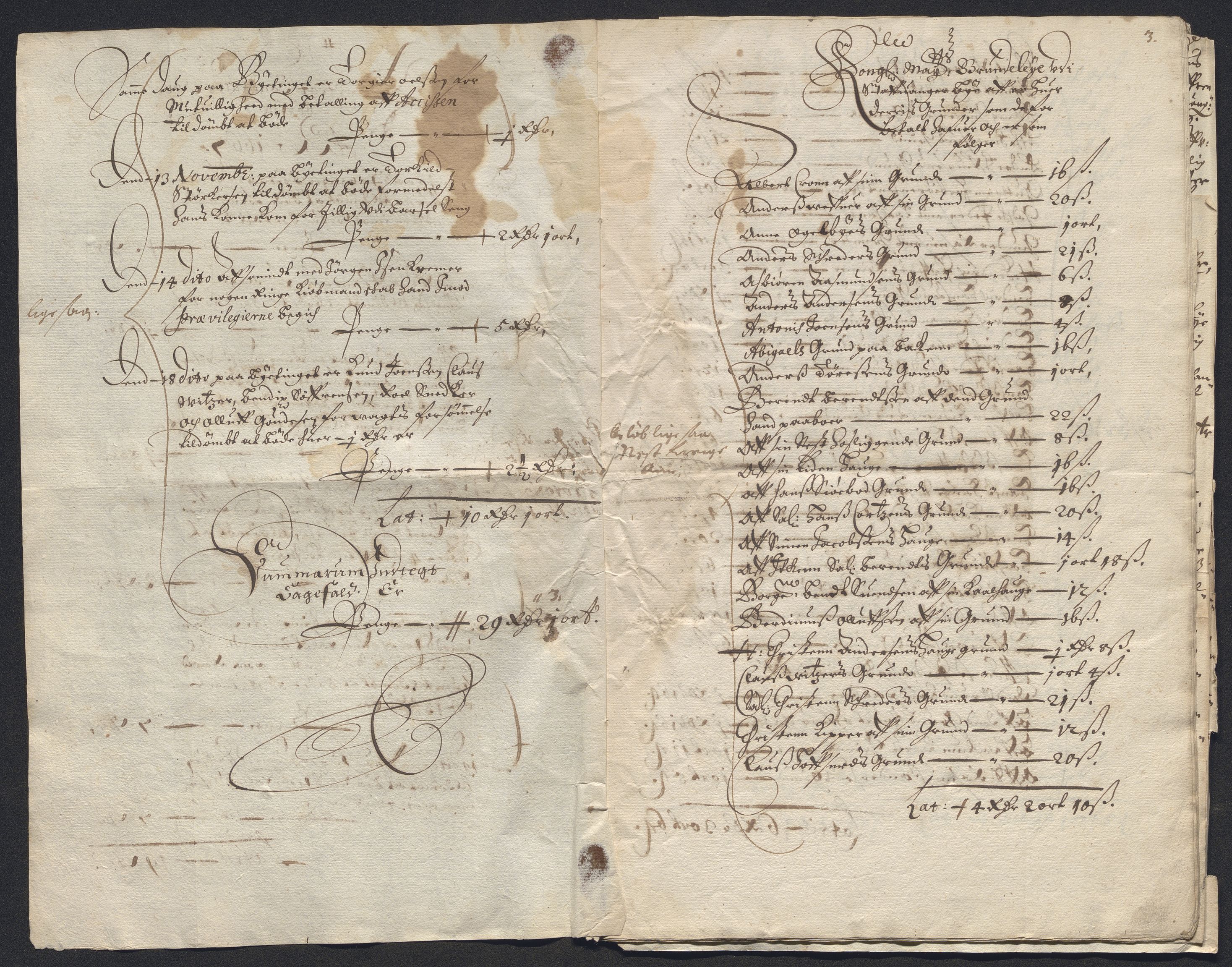 Rentekammeret inntil 1814, Reviderte regnskaper, Byregnskaper, RA/EA-4066/R/Ro/L0316: [O14] Sikt og sakefall, 1662-1693, p. 119