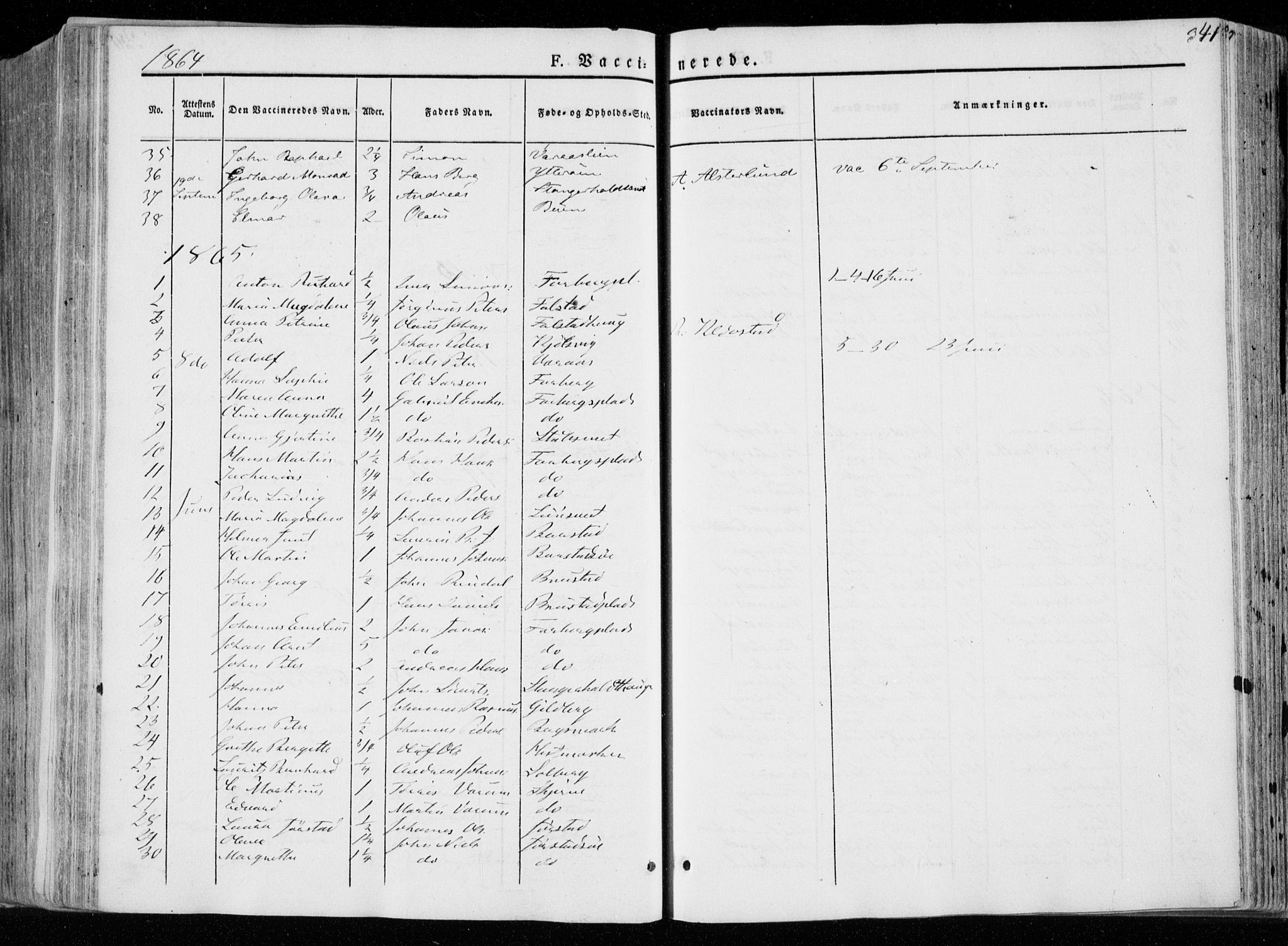 Ministerialprotokoller, klokkerbøker og fødselsregistre - Nord-Trøndelag, AV/SAT-A-1458/722/L0218: Parish register (official) no. 722A05, 1843-1868, p. 341