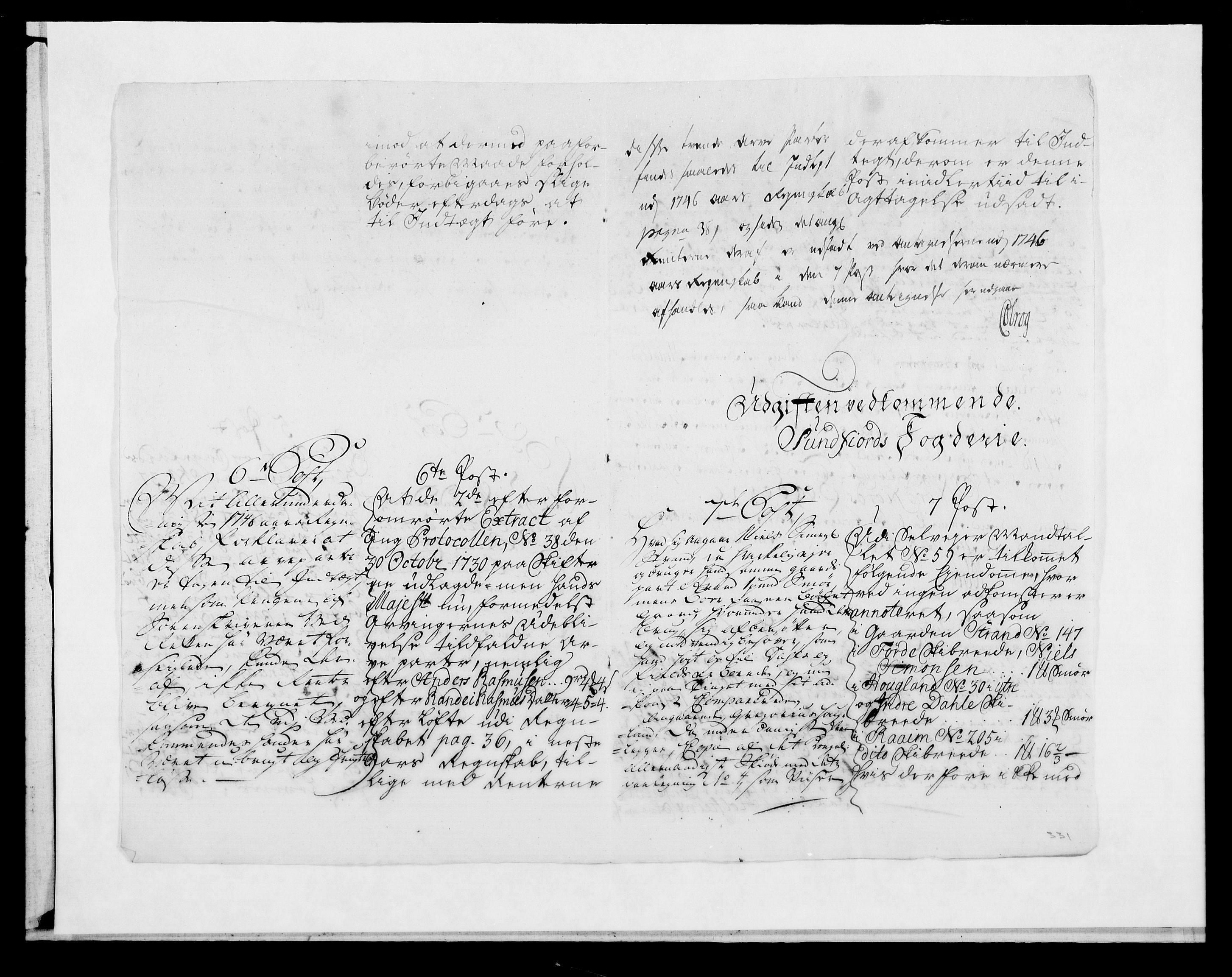 Rentekammeret inntil 1814, Reviderte regnskaper, Fogderegnskap, AV/RA-EA-4092/R53/L3471: Fogderegnskap Sunn- og Nordfjord, 1745, p. 333