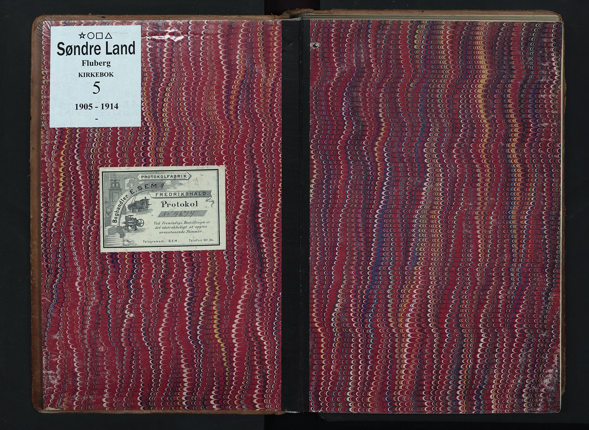Søndre Land prestekontor, AV/SAH-PREST-122/K/L0005: Parish register (official) no. 5, 1905-1914