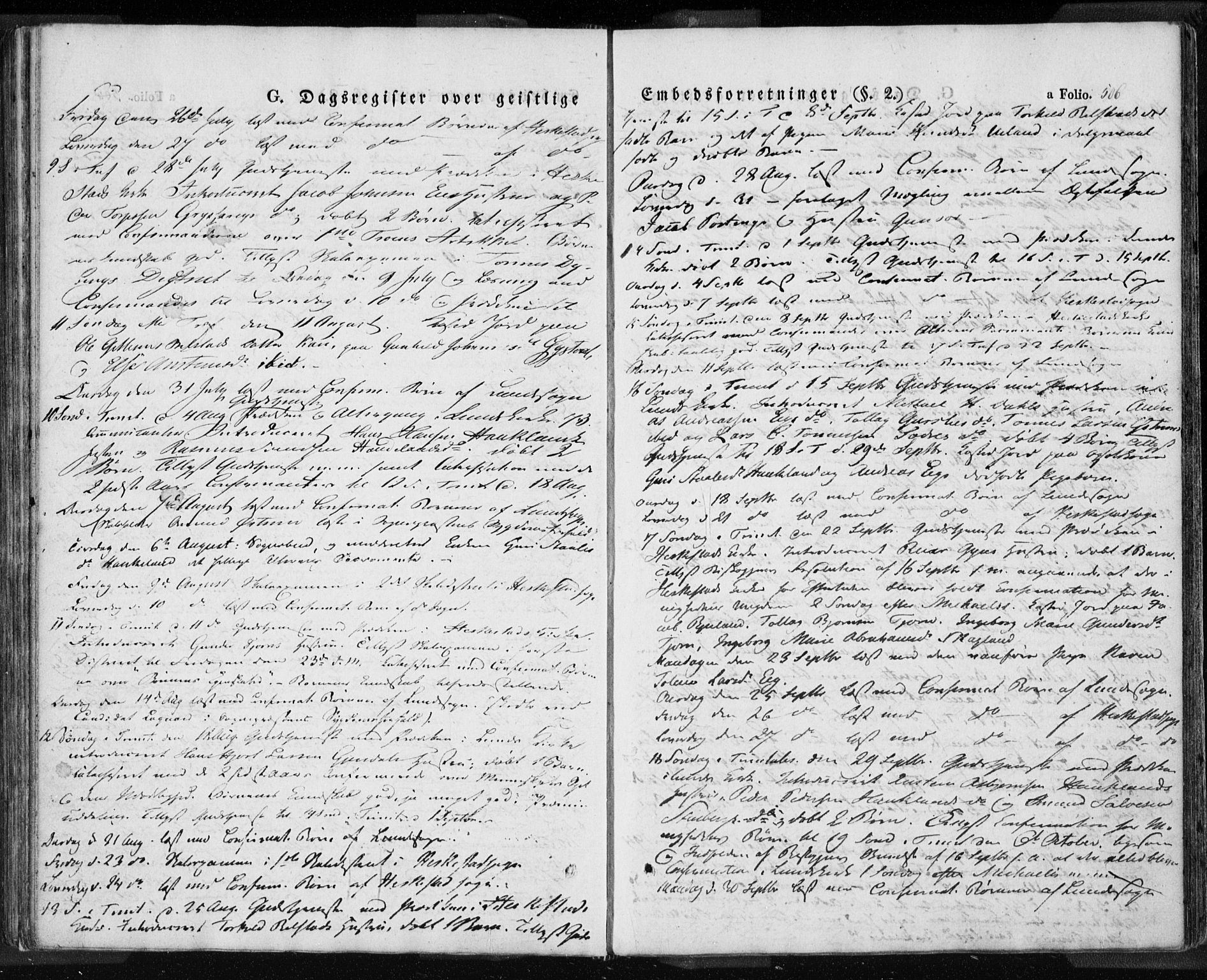 Lund sokneprestkontor, SAST/A-101809/S06/L0008: Parish register (official) no. A 7.2, 1833-1854, p. 506