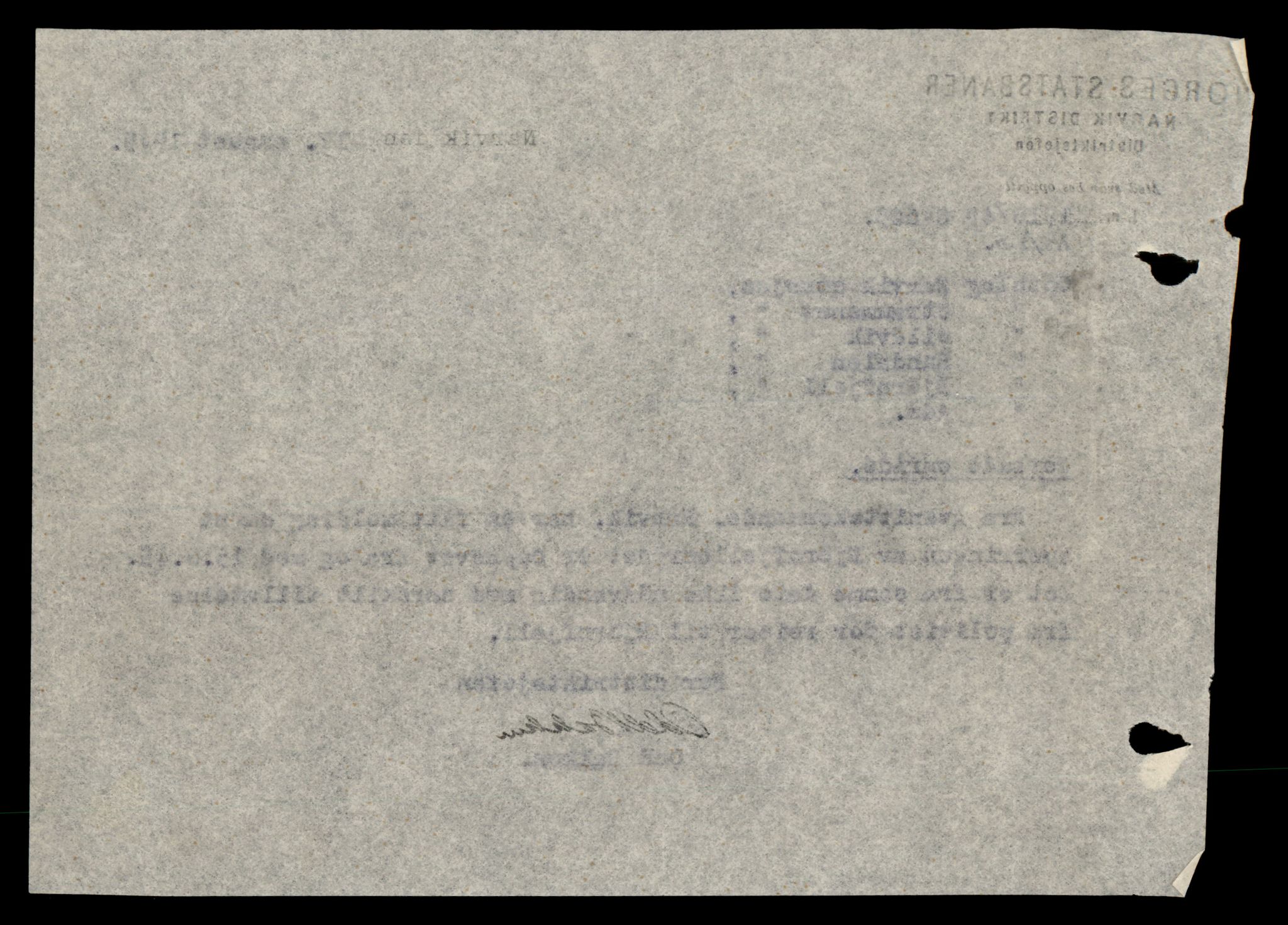 Norges statsbaner (NSB) - Narvik distrikt, AV/SAT-A-6460/0002/X/Xd/L0001: --, 1940-1963, p. 4