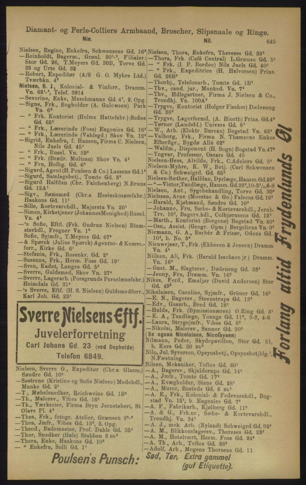 Kristiania/Oslo adressebok, PUBL/-, 1906, p. 645