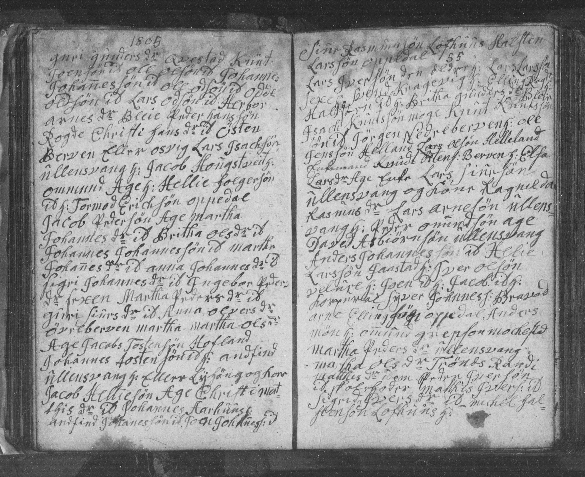 Ullensvang sokneprestembete, SAB/A-78701/H/Hab: Parish register (copy) no. B 8, 1804-1811