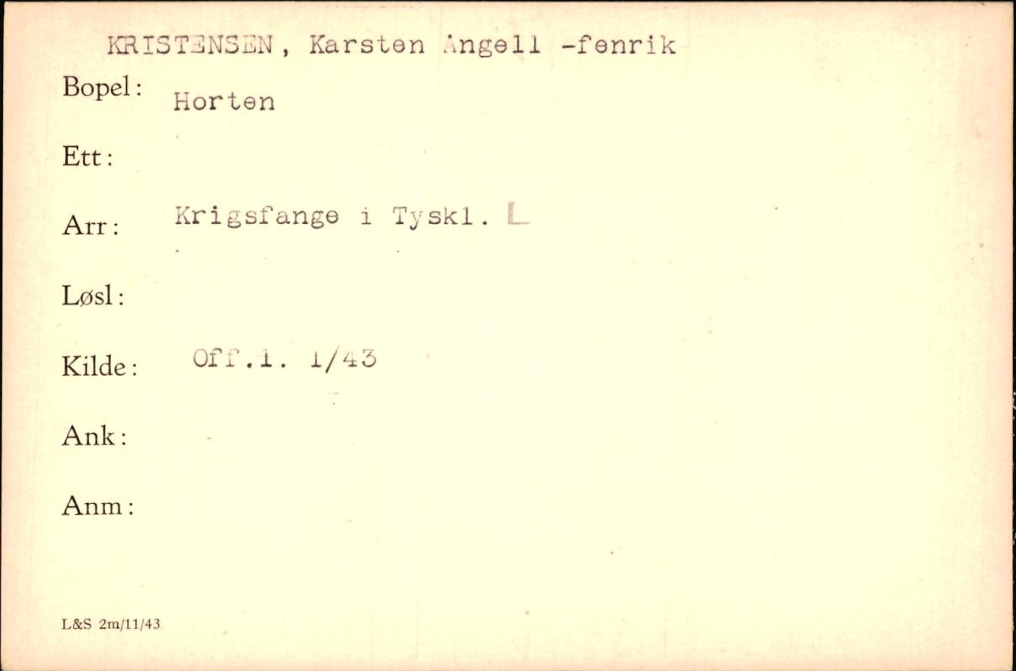 Forsvaret, Forsvarets krigshistoriske avdeling, AV/RA-RAFA-2017/Y/Yf/L0200: II-C-11-2102  -  Norske krigsfanger i Tyskland, 1940-1945, p. 599