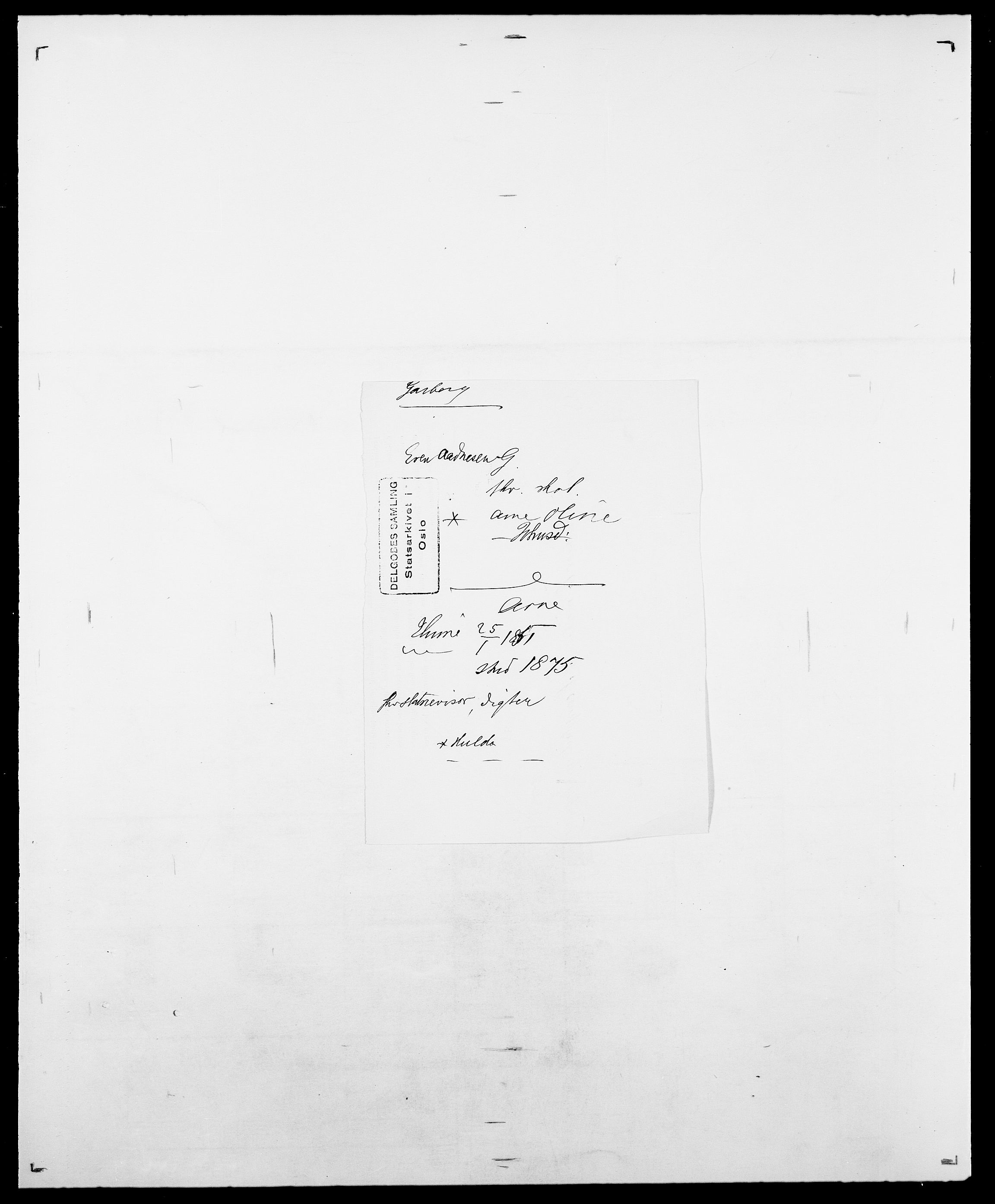Delgobe, Charles Antoine - samling, SAO/PAO-0038/D/Da/L0013: Forbos - Geving, p. 505