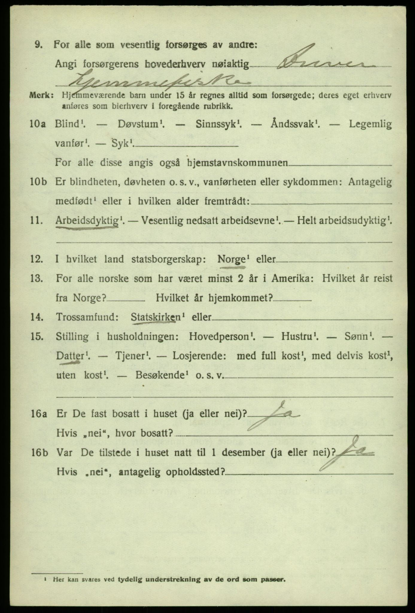 SAB, 1920 census for Herdla, 1920, p. 8346