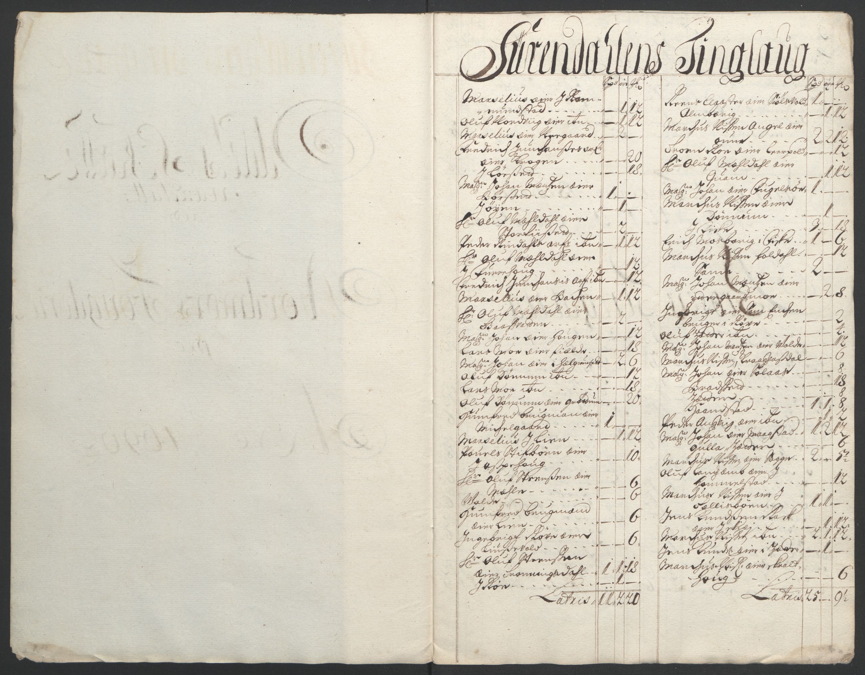 Rentekammeret inntil 1814, Reviderte regnskaper, Fogderegnskap, AV/RA-EA-4092/R56/L3736: Fogderegnskap Nordmøre, 1694-1696, p. 402