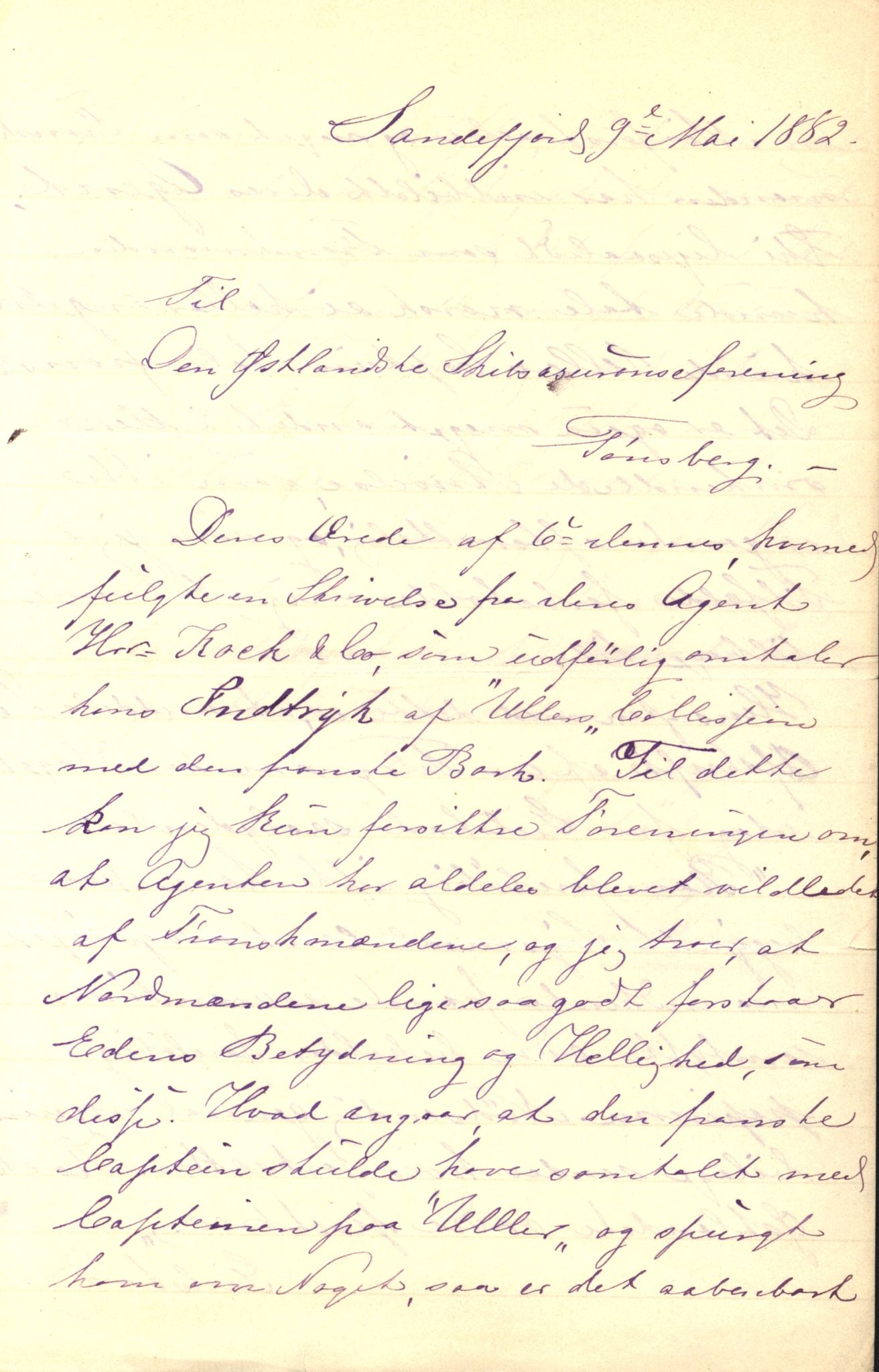 Pa 63 - Østlandske skibsassuranceforening, VEMU/A-1079/G/Ga/L0014/0011: Havaridokumenter / Agra, Anna, Jorsalfarer, Alfen, Uller, Solon, 1882, p. 75