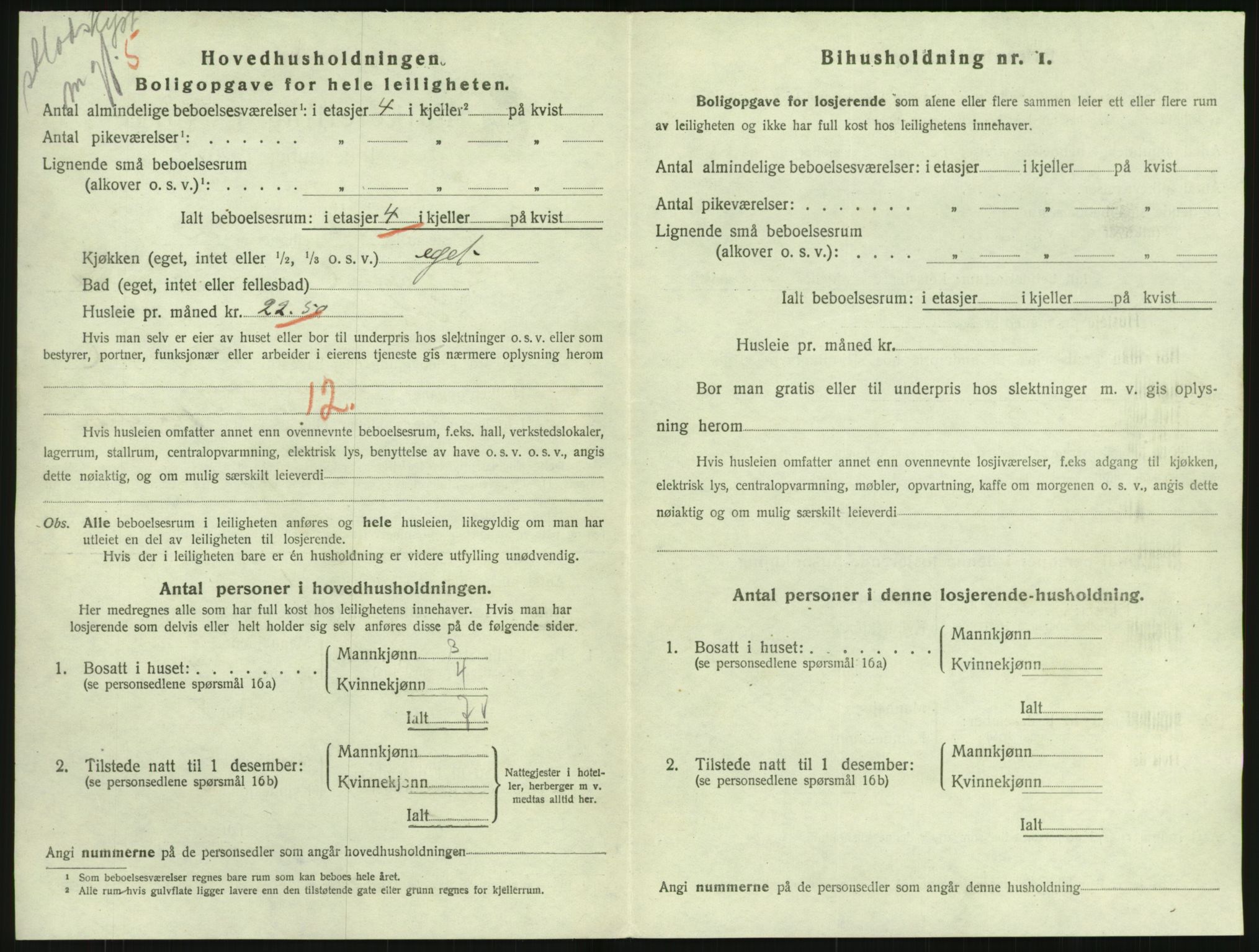 SAK, 1920 census for Lillesand, 1920, p. 1098