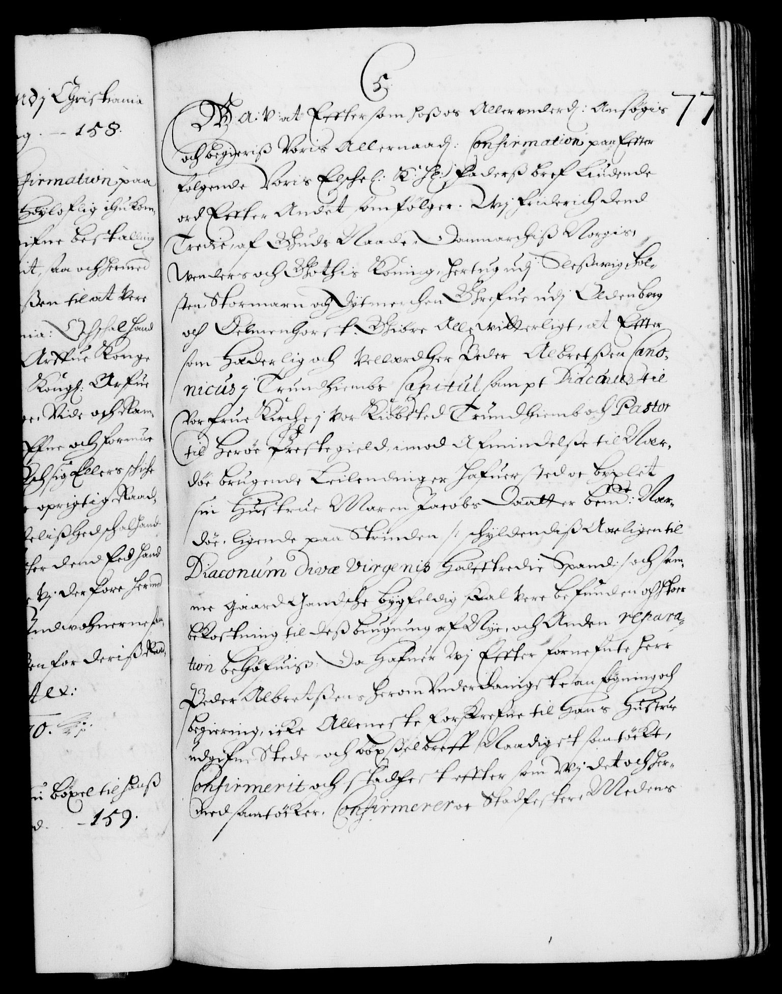 Danske Kanselli 1572-1799, RA/EA-3023/F/Fc/Fca/Fcaa/L0011: Norske registre (mikrofilm), 1670-1673, p. 77a