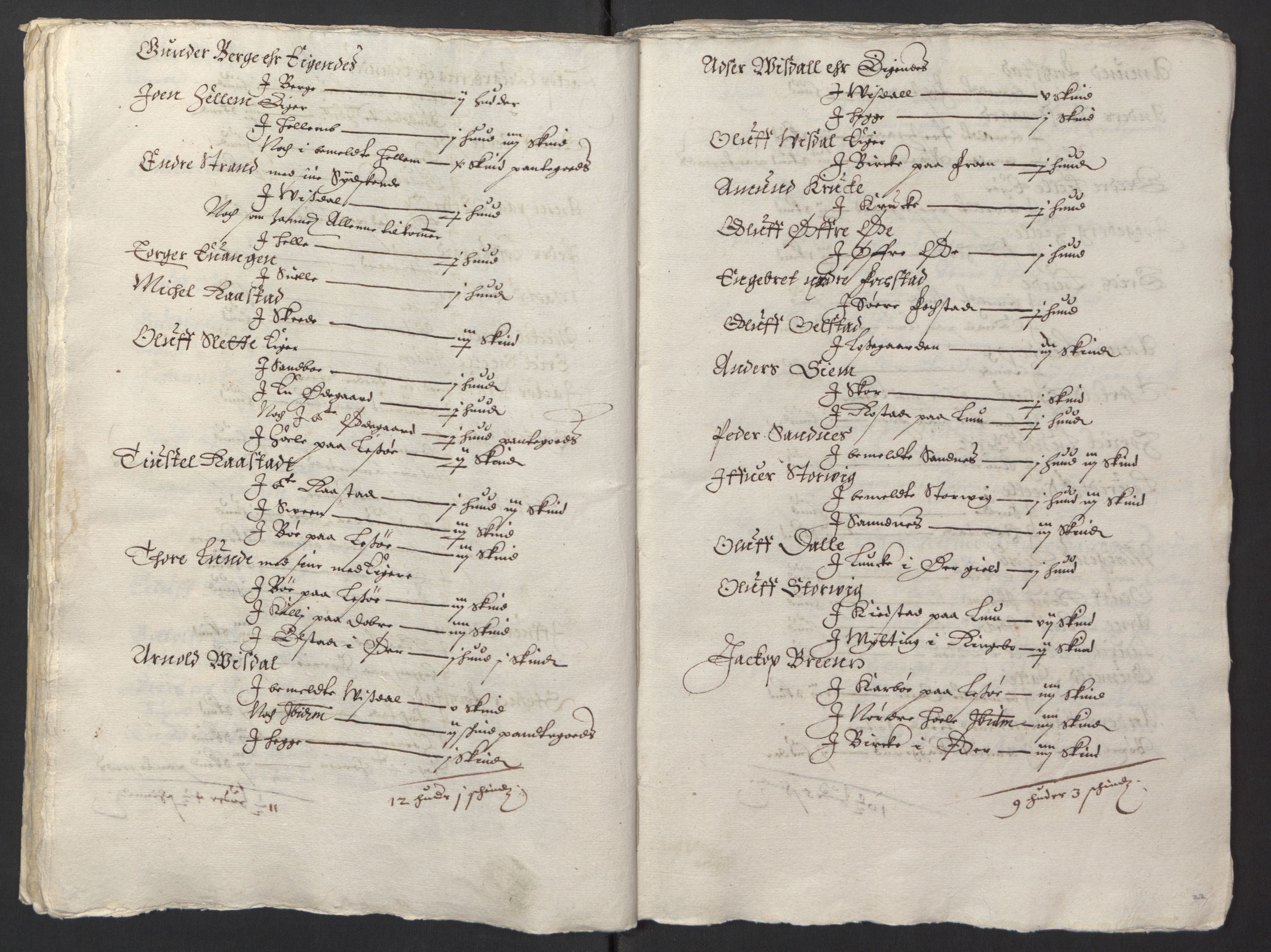 Stattholderembetet 1572-1771, AV/RA-EA-2870/Ek/L0008/0002: Jordebøker til utlikning av rosstjeneste 1624-1626: / Odelsjordebøker for Akershus len, 1624-1626, p. 184