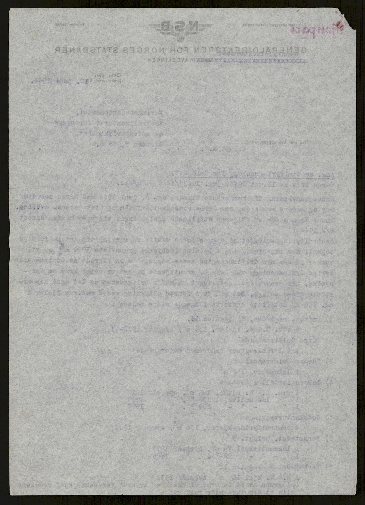 Direktoratet for industriforsyning, Sekretariatet, AV/RA-S-4153/D/Df/L0055: 9. Metallkontoret, 1940-1945, p. 94