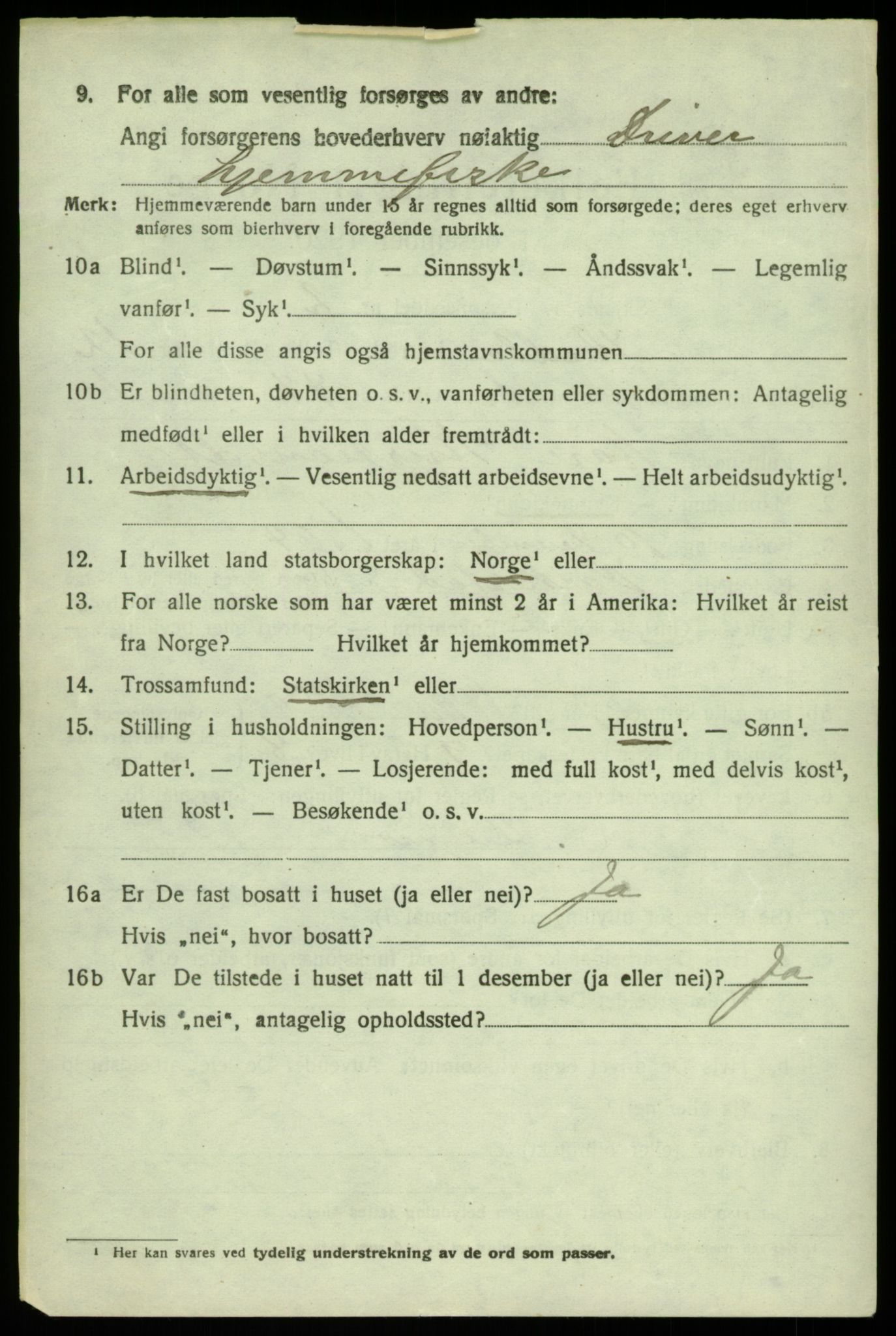 SAB, 1920 census for Herdla, 1920, p. 8338