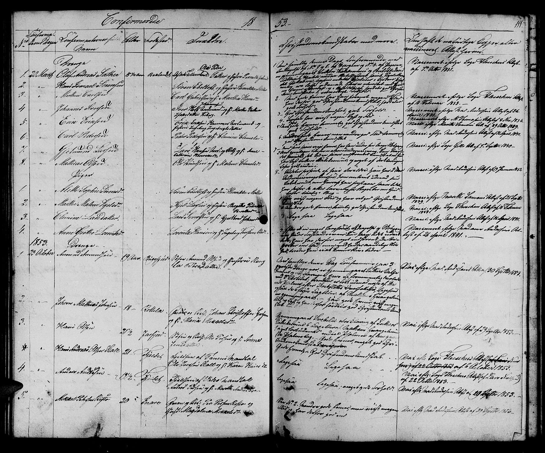 Vadsø sokneprestkontor, SATØ/S-1325/H/Hb/L0001klokker: Parish register (copy) no. 1, 1843-1853, p. 111