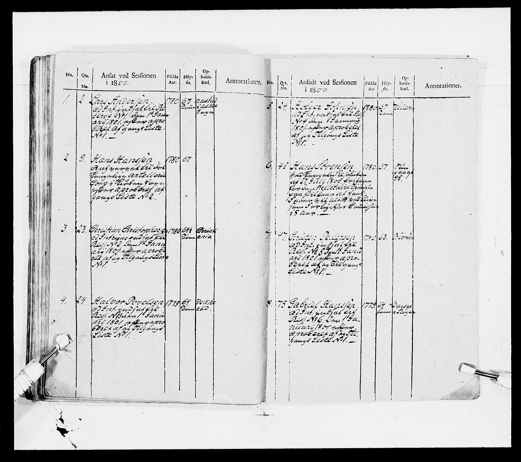 Generalitets- og kommissariatskollegiet, Det kongelige norske kommissariatskollegium, AV/RA-EA-5420/E/Eh/L0007: Akershusiske dragonregiment, 1800-1804, p. 495