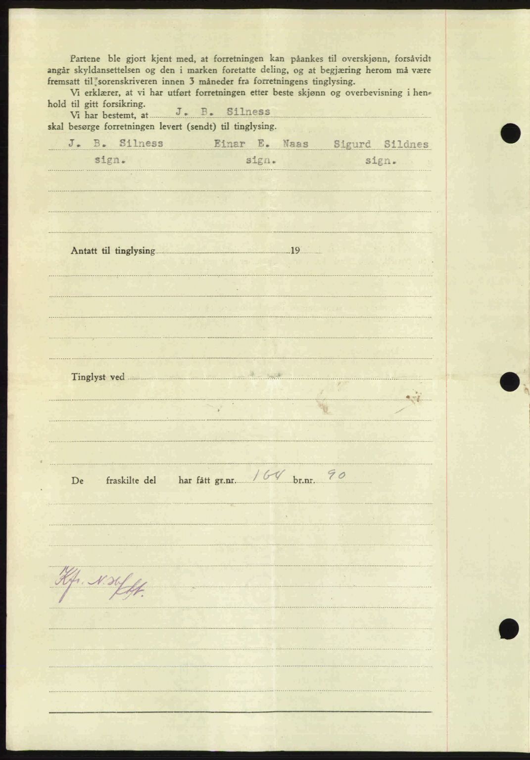 Nordmøre sorenskriveri, AV/SAT-A-4132/1/2/2Ca: Mortgage book no. A102, 1946-1946, Diary no: : 2071/1946