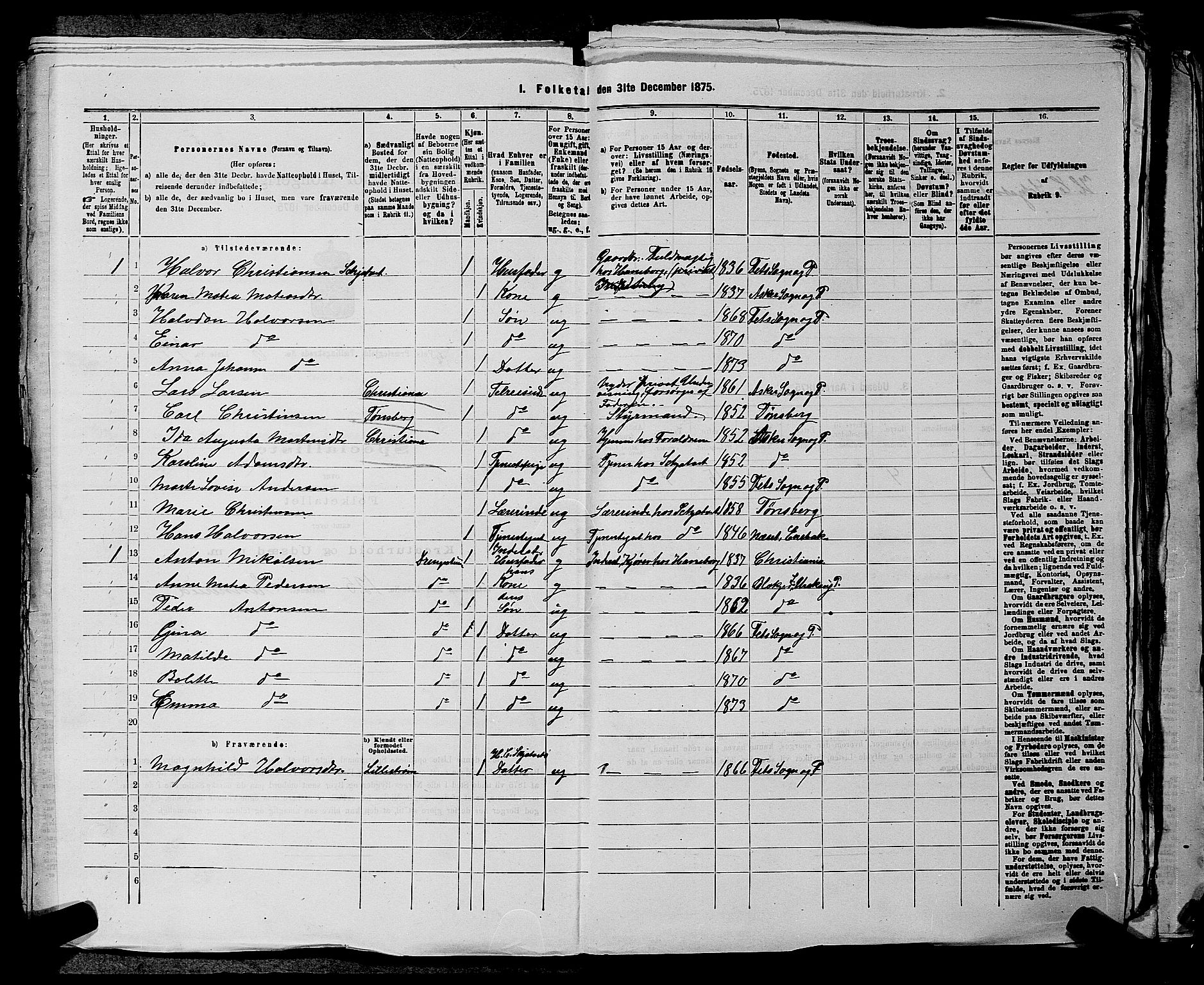 RA, 1875 census for 0227P Fet, 1875, p. 965