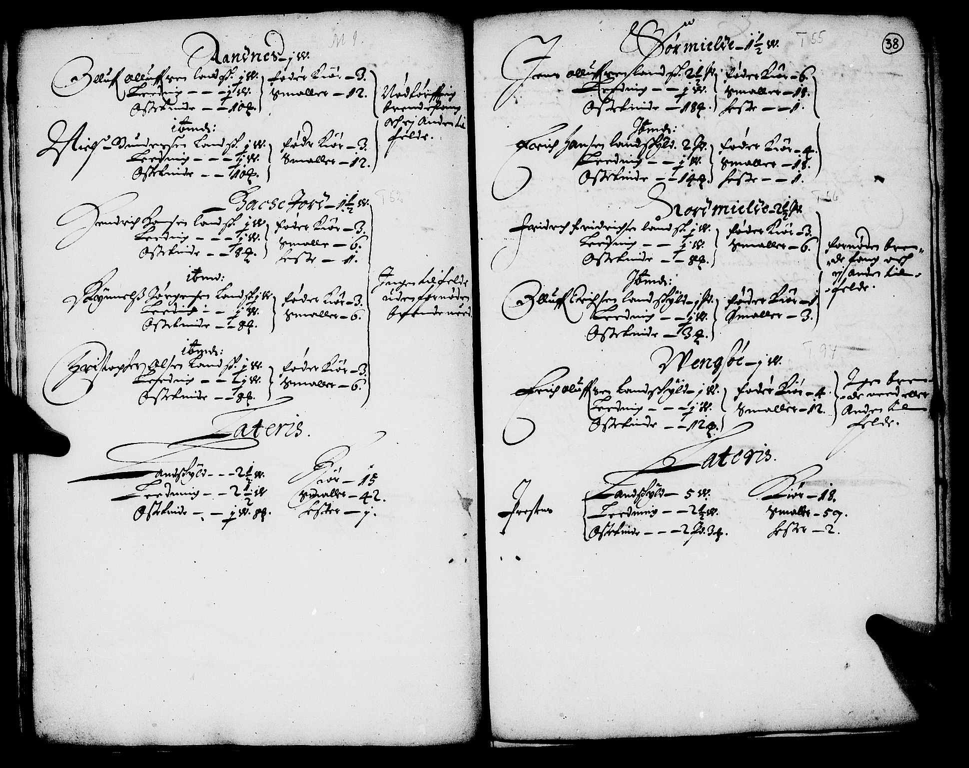 Rentekammeret inntil 1814, Realistisk ordnet avdeling, RA/EA-4070/N/Nb/Nba/L0059: Troms fogderi, 1667, p. 37b-38a