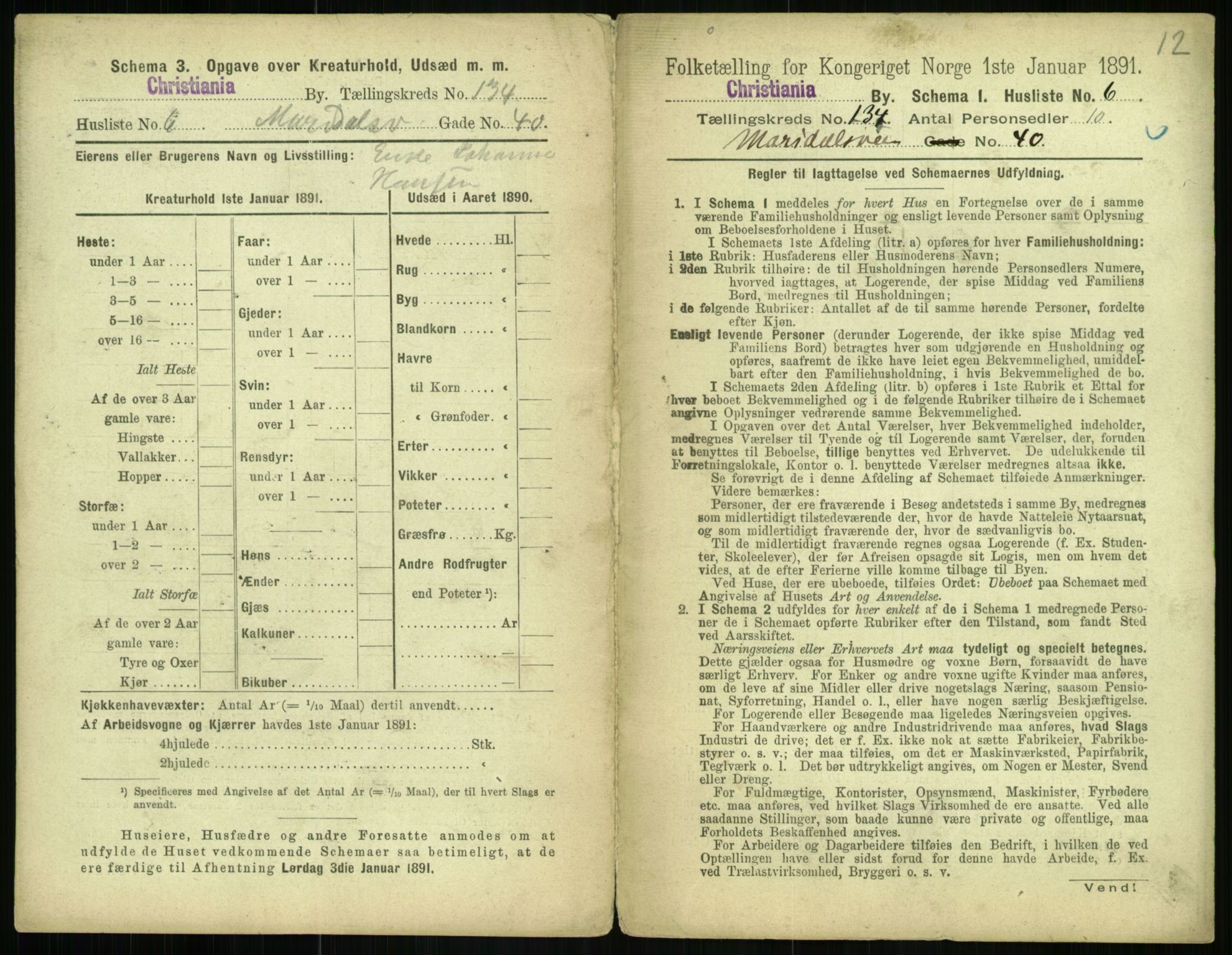 RA, 1891 census for 0301 Kristiania, 1891, p. 73417