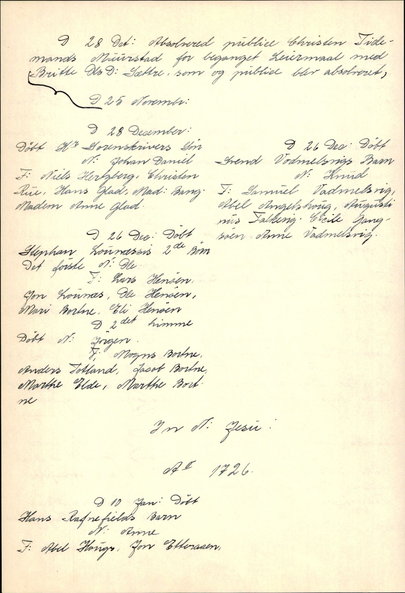 Samling av fulltekstavskrifter, SAB/FULLTEKST/B/14/0015: Davik sokneprestembete, ministerialbok nr. A 1, 1710-1742, p. 130
