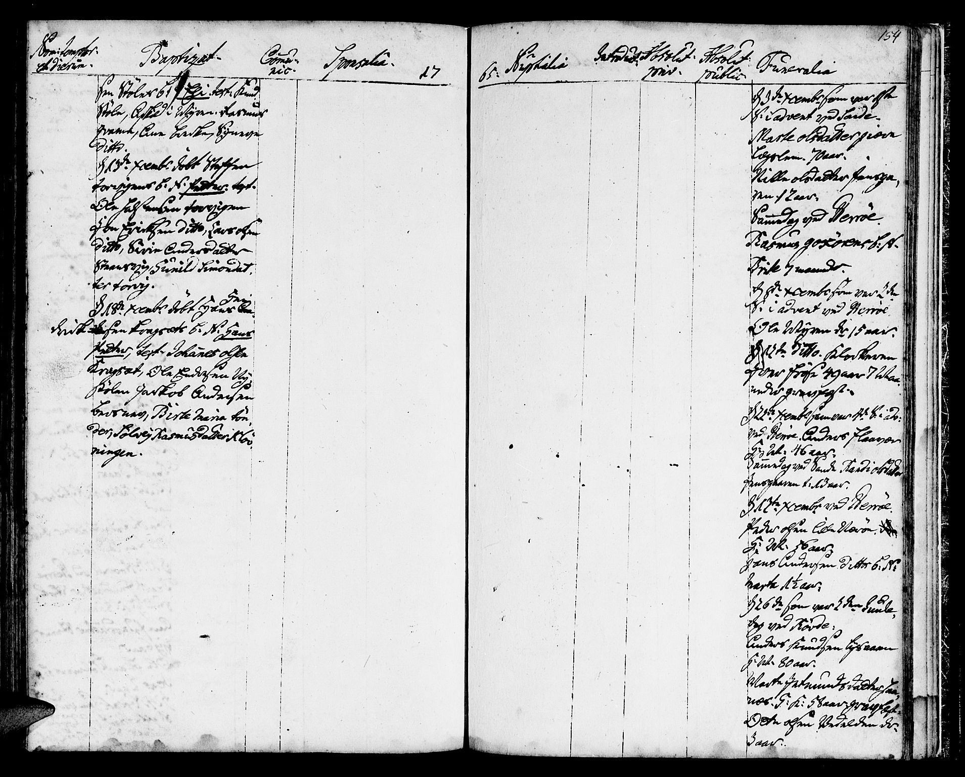 Ministerialprotokoller, klokkerbøker og fødselsregistre - Møre og Romsdal, SAT/A-1454/507/L0066: Parish register (official) no. 507A01, 1731-1766, p. 154
