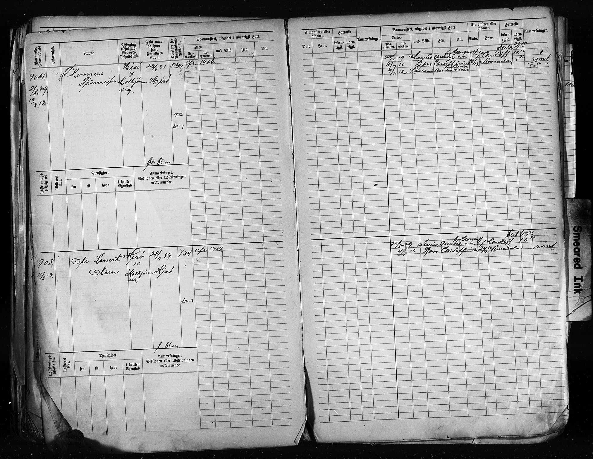 Arendal mønstringskrets, AV/SAK-2031-0012/F/Fb/L0020: Hovedrulle A nr 217-968, S-18, 1900-1910, p. 355