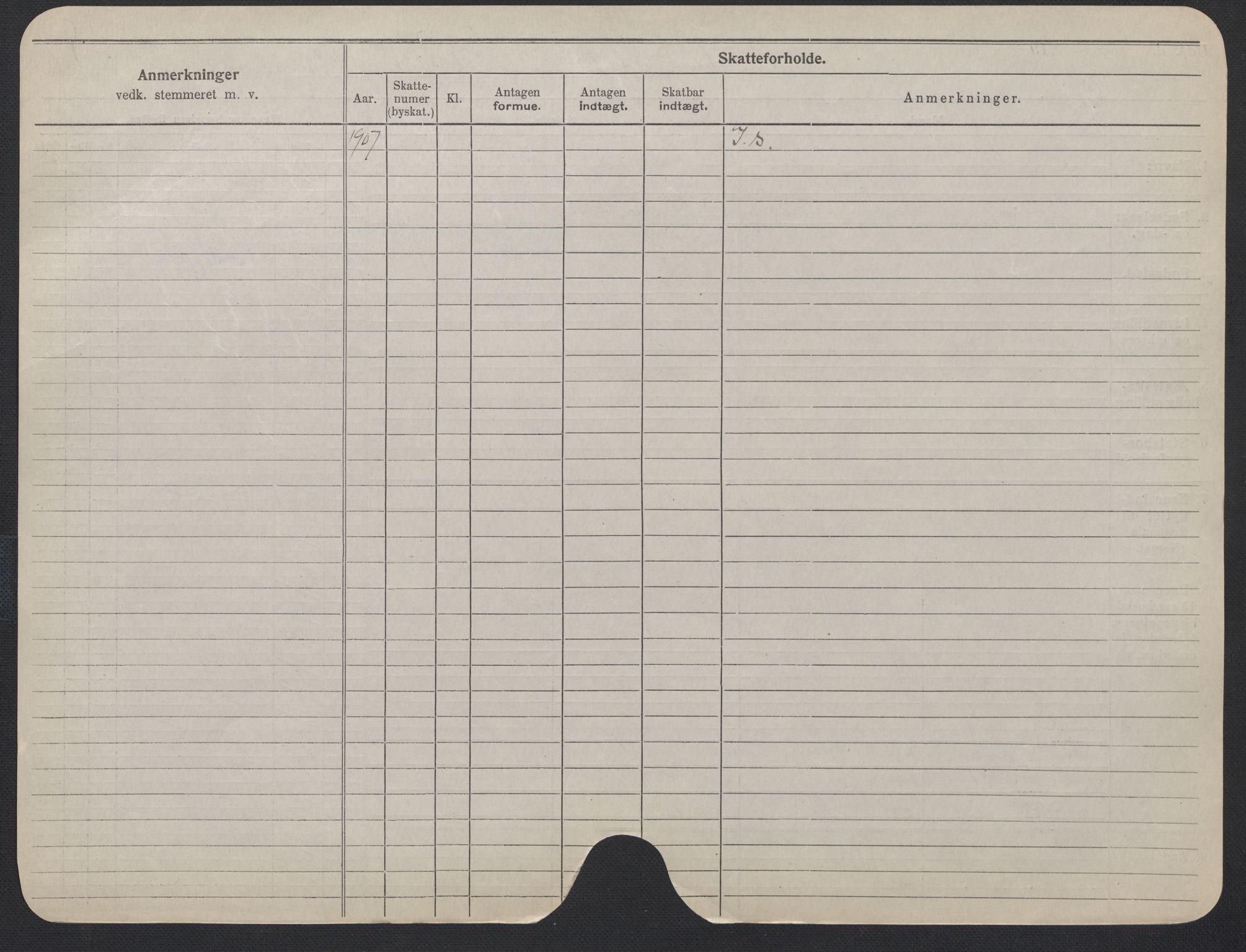 Oslo folkeregister, Registerkort, AV/SAO-A-11715/F/Fa/Fac/L0013: Kvinner, 1906-1914, p. 1229b