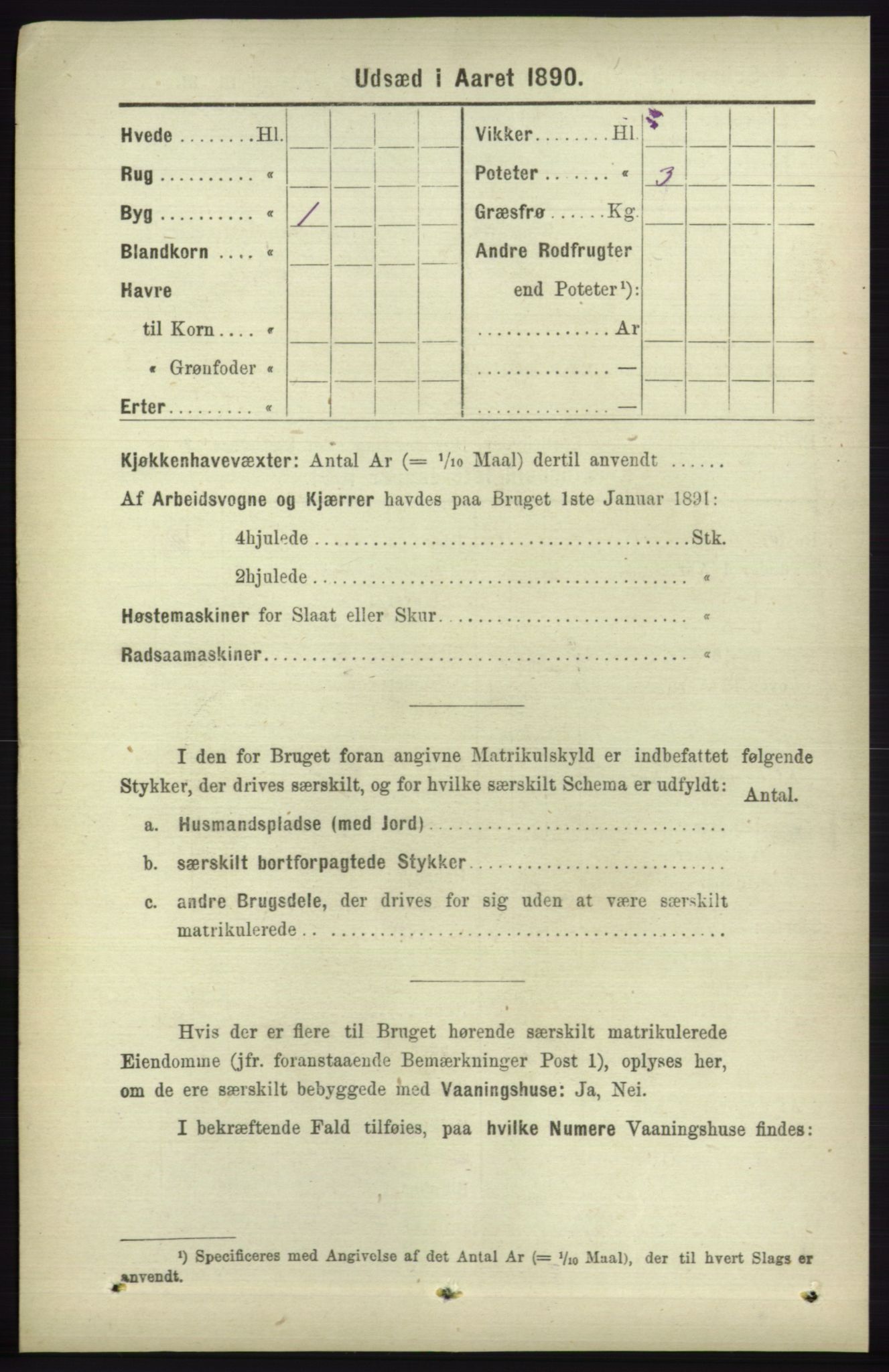 RA, 1891 census for 1230 Ullensvang, 1891, p. 8023