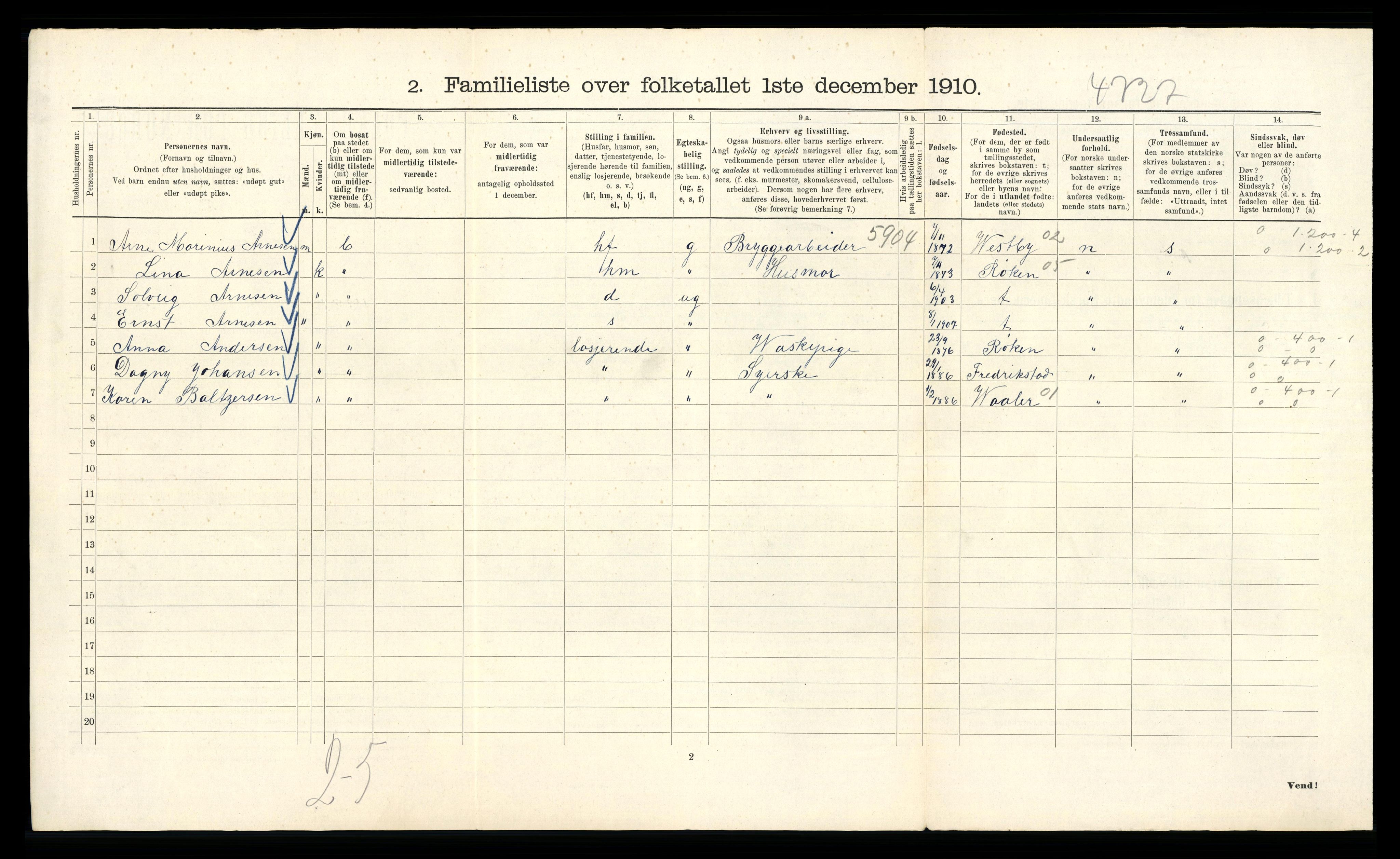 RA, 1910 census for Kristiania, 1910, p. 75176