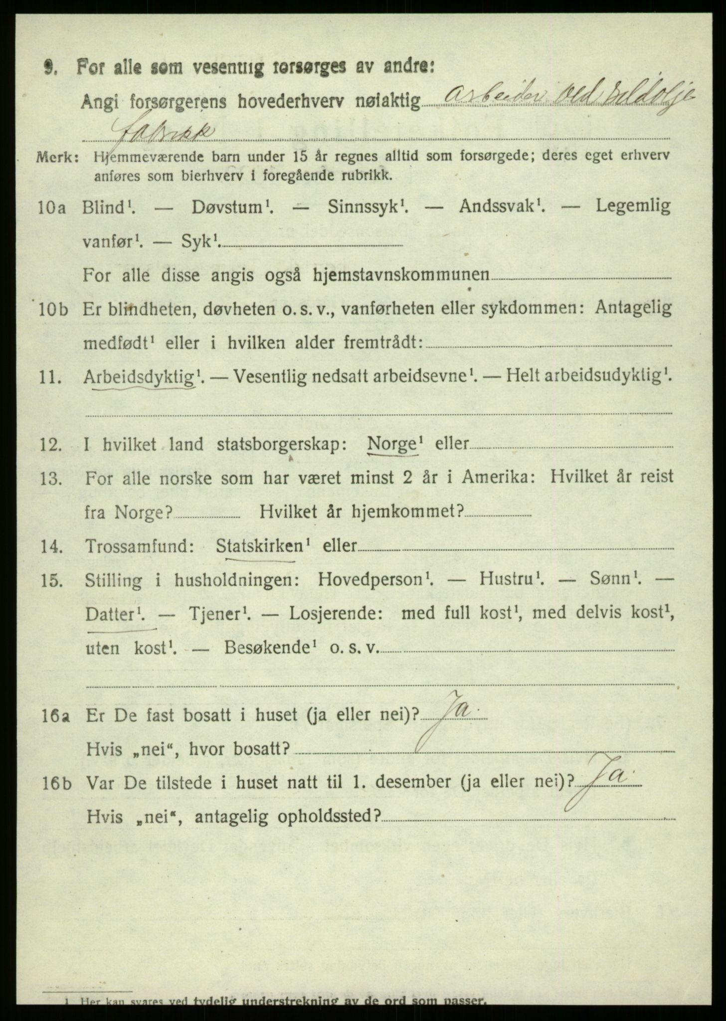 SAB, 1920 census for Askøy, 1920, p. 10961